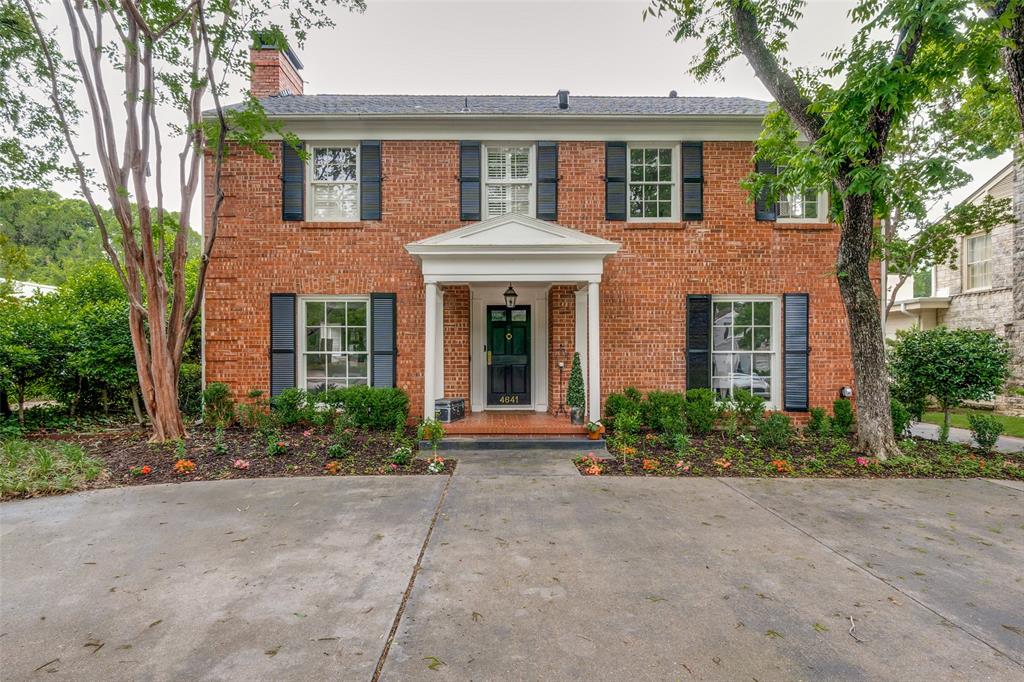Highland Park. Welcome to this beautifully updated traditional home, perfectly situated in the highly desirable West HP neighborhood. From the moment you enter, you're welcomed by a classic center-hall floor plan, rich hardwood floors, and abundant natural light throughout.
The main level offers two spacious living areas, a flexible dining room that also works beautifully as a home office, a generous eat-in kitchen with a gas stove, a large utility room with a washer and dryer for added convenience, and a convenient half bath. A gas log fireplace in the living room adds warmth and charm to your everyday living.
Upstairs, the expansive primary suite offers serene comfort with dual closets, while two generously sized secondary bedrooms share a Jack-and-Jill bathroom. A versatile additional living space opens to a second-floor balcony—perfect for relaxing or entertaining.
Step outside to a covered patio featuring a wood-burning fireplace, ideal for year-round enjoyment, all overlooking a lush and spacious backyard. The property also includes a secure, gated entry to the garage for added peace of mind.
Recent updates include professional landscaping, new fencing, updated HVAC and water heater, refreshed bathrooms, and fresh interior and exterior paint.
Enjoy Highland Park police and fire protection, plus access to Town of Highland Park amenities including a community pool, tennis courts, and beautifully maintained parks. With close proximity to Highland Park Village, Inwood Village, and easy access to the Tollway, this home truly embodies the best of Highland Park living.