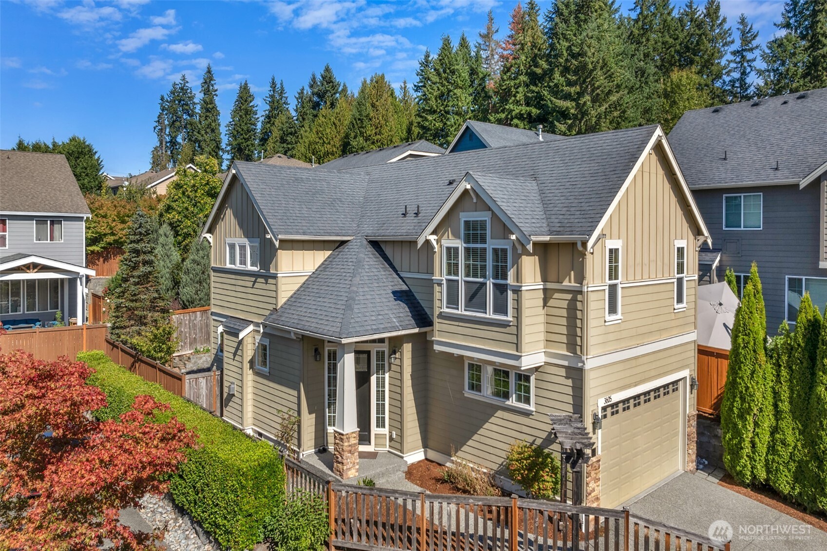 This single-owner home is located in the highly desirable Canyon Park neighborhood. Property is in a safe cul-de-sac within a few minutes' drive to 405, Costco, top Northshore schools-North Creek High School, Park & Ride, UW, parks, trails, and DT. Inside the main floor open concept features bright interiors, a half bath, gas fireplace, newer SS appliances, Quartz countertops and an attached 2-car garage. Upstairs includes a spacious primary suite with a walk-in closet, vaulted ceilings, and ensuite bath. In addition, 3 spacious bedrooms and a full bath. Relax & entertain in the private fenced backyard. No sewer capacity charge! Home is pre-inspected for convenience Free Home Warranty provided for peace of mind!