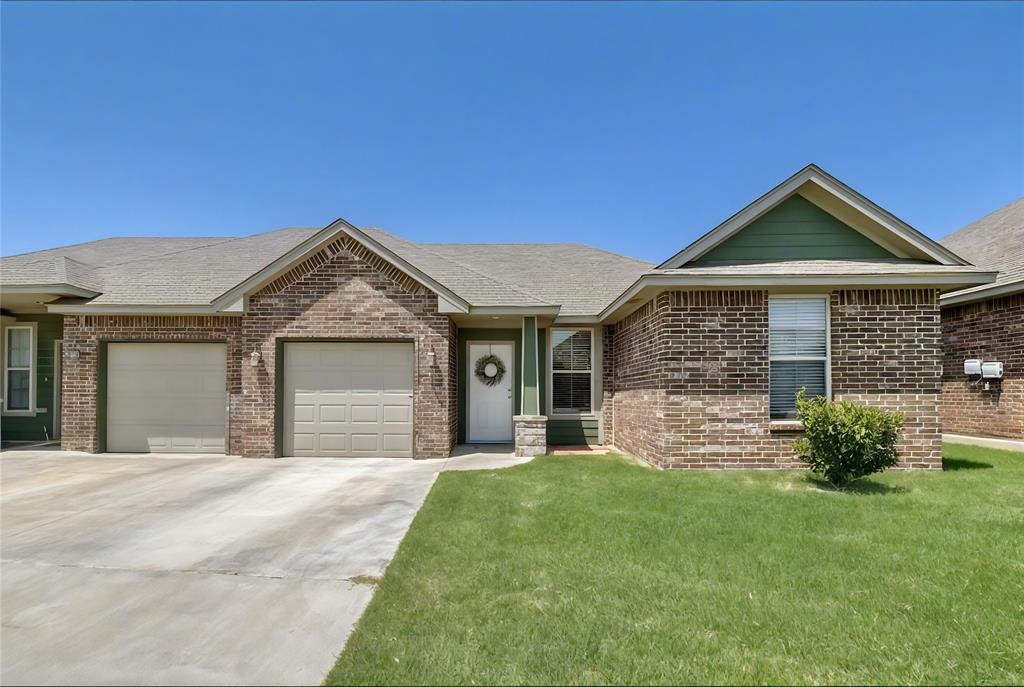 VILLAS AT SUMMIT POINTE. Two-bedroom, one-bathroom single-level half duplex with garage located in the desirable Westmoore School District. This move-in-ready home features fresh paint throughout, durable luxury vinyl flooring, black granite countertops and beautifully painted woodwork that adds a clean, modern feel. The kitchen offers ample cabinetry, refrigerator, microwave oven, garbage disposal along with a large pantry for additional storage. A laundry room (including the washer & dryer) adds convenience and functionality. Step outside to a private backyard with a patio, perfect for relaxing or enjoying outdoor time. The HOA provides front yard maintenance, maintains the common areas, and covers insurance on the structure including the roof, making for easy, low-maintenance living. Conveniently located with quick access to major highways, and just minutes from restaurants, shopping, healthcare, and fitness centers. (Some photos are AI Staged for decorating ideas)