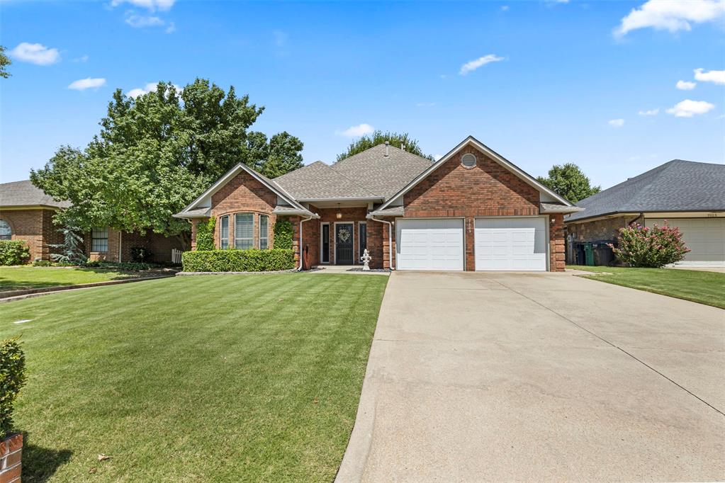 This 4-bedroom, 2.1-bathroom home offers a truly special way to live, right on the water. The sunsets over the lake are incredible—the perfect view to come home to for relaxing after a long day. It’s a great feeling to have quiet mornings fishing right from the backyard or spend your weekends enjoying water activities. This home is designed for effortless comfort. The expansive main-floor master suite is a true sanctuary, your private escape to unwind. Picture yourself relaxing in the deep soaker tub, separate from the walk-in shower. A dedicated vanity desk provides a perfect space to prepare for the day, and a cozy fireplace in the bedroom offers a warm, tranquil ambiance on cool evenings. The bright, welcoming interior features beautiful flooring and a well-appointed kitchen with ample storage and gas plumbing ready for your appliances. A dedicated flex-room provides the perfect space for a home office, gym, or hobby room—whatever your work demands or passion requires. Upstairs, separate bedrooms and a full bath offer privacy and quiet for family, guests, or older children. Practicality is paramount. An over-sized garage and a large walk-in attic provide abundant storage, ensuring everything has its place. This home has been meticulously cared for and is enhanced by a community of awesome neighbors.
This isn't just a house; it's the reward for your hard work—a place to truly live.