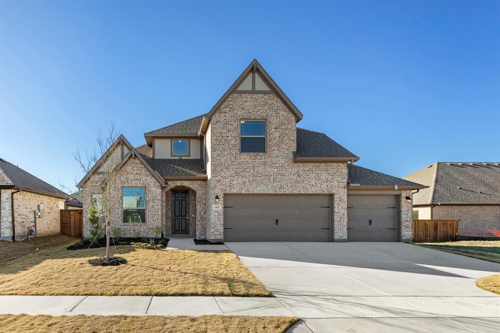 MLS# 21058483 - Built by Pacesetter Homes - Ready Now! ~ Welcome home to 1442 Pecos Street! This spacious 4 bed, 3 bath, two-story home offers room to grow with a second-floor game room and a 3-car garage for added storage and flexibility. The open-concept main floor features vinyl plank flooring throughout the entry, family room, kitchen, and dining areas, along with a large kitchen island accented by pendant lighting. You'll love the modern kitchen finishes, including pure white shaker-style cabinets with 36 uppers and sleek quartz countertops, all complemented by brushed nickel light fixtures. The extended covered patio provides the perfect space for outdoor entertaining, and full gutters wrap the entire home for added peace of mind.Your Pacesetter Home comes equipped with a suite of smart features designed to enhance everyday living.-Ring Video Doorbell-Brillant Smart Home System to control lighting and music-Honeywell Smart T6 Thermostat for energy savings-WiFi-enabled Garage Door-Rainbird Wifi-capable Sprinkler SystemPlus, enjoy added support with White Glove Servicea personalized, post-closing appointment to get all your smart home features connected and ready to use.