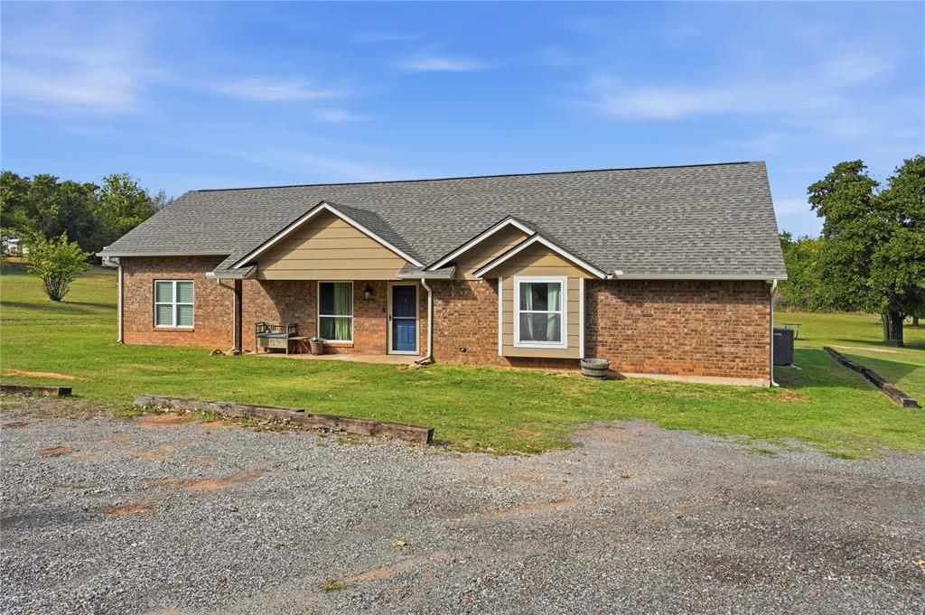 Enjoy country living on 5 acres while still being just minutes from town! This move in ready 4 bed, 2 bathroom home welcomes you into a spacious living room that leads into a kitchen featuring granite countertops and plenty of counter and cabinet space. All four bedrooms are comfortably sized and include walk in closets. Outside, you'll have 5 acres to enjoy with plenty of room for outdoor activities. Located just 3 miles from Lake Draper's boat ramp and close to biking trails, a dirt bike park, and mountain biking trails. Two 160 acre school land lease tracts are located directly across the street, offering potential bow hunting opportunities. The elementary school is just 2 miles away, with school bus pickup right at the driveway. Enjoy the peace and quiet of a rural setting without sacrificing convenience, with easy access to surrounding towns, Tinker Air Force Base, and I-40!