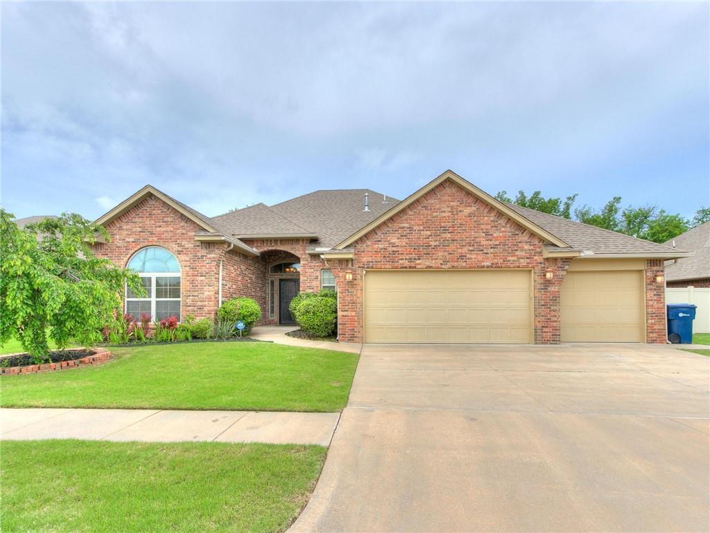 Spacious 4-bedroom home with dedicated office, situated on a greenbelt lot just minutes from Tinker AFB! Features include 2 full bathrooms, granite countertops throughout, brand-new carpet, a primary suite with jetted tub, and a 3-car garage with an 8-person storm shelter. Refrigerator, washer, dryer, and dishwasher included. Fully fenced backyard with patio and natural gas grill connection. Semi-annual flowerbed maintenance, weed and feed included. Convenient to Parkview Elementary, Midwest City Middle School, and Midwest City High School. Application fees waived for active-duty military. Security deposit equal to one month’s rent; $500 non-refundable pet deposit. Tenant responsible for all utilities. Move-in ready! Photos taken in 2024.