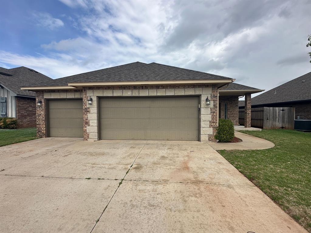 DescriptionLocated in Edmond, OK, this four-bedroom, two-bath home combines practical layout with fresh updates. New LVP flooring flows through the main living areas, where a fireplace provides a focal point for gatherings. The property includes full laundry hookups and a fenced yard, plus covered front and back porches for outdoor enjoyment. A three-car garage offers ample storage and parking. Residents have access to community amenities including a park, pool, and basketball court. This home offers a comfortable blend of indoor and outdoor spaces in a community-oriented setting.