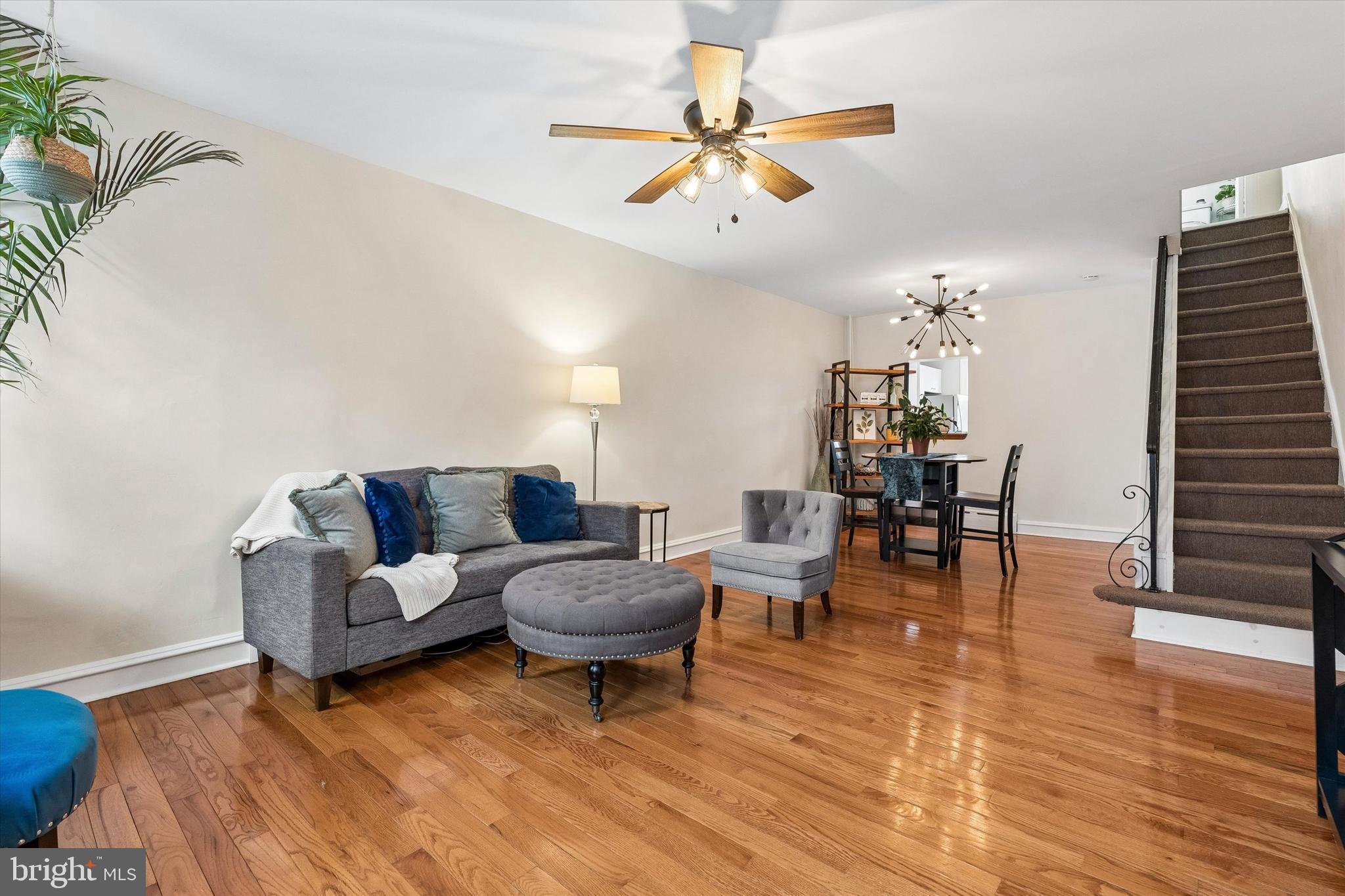 Welcome to 126 Mercy Street — a classic South Philadelphia rowhome tucked in the heart of Pennsport. This well-maintained home offers the perfect blend of traditional charm and comfortable city living. Step inside to a bright and inviting living and dining area ideal for both everyday living and entertaining. The kitchen offers plenty of cabinet space and direct access to a private rear patio — a great spot for grilling, relaxing, or creating your own urban garden. Upstairs, you’ll find nicely sized bedrooms with good closet space and natural light, along with a full hall bathroom. The home also features a full basement that provides excellent storage and potential for additional living space, a home gym, or workshop. Located just steps from neighborhood favorites Target, South Bowl, Moonshine, Mifflin Tavern, Rebel & Wolf Cafe, parks, and public transit, this home offers easy access to everything that makes South Philadelphia such a vibrant place to live with ample parking under I-95 over pass. Whether you’re a first-time buyer or looking to settle into one of the city’s most beloved neighborhoods, 126 Mercy Street is a wonderful opportunity to make your move.