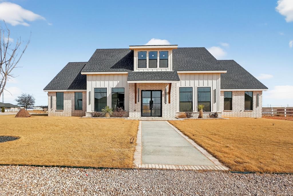 STUNNING NEW BUILD ON OVER 3 PRIVATE ACRES W/ FENCED BACKYARD & OUTDOOR KITCHEN! FLEXIBLE FLOORPLAN OFFERS 5 BEDROOMS W/2 LIVING AREAS OR 4 BEDROOMS PLUS UPSTAIRS GAME ROOM. ALL BEDROOMS FEATURE EN SUITE BATHS.VAULTED WOOD-BEAMED CEILINGS AND DESIGNER FINISHES THROUGHOUT. CHEF'S KITCHEN INCLUDES A LARGE WATERFALL GRANITE ISLAND AND OPENS TO THE SPACIOUS DEN WITH ONE-TOUCH FIREPLACE & BUILT-INS. FORMAL DINING/LIVING OFF ENTRY.PRIMARY SUITE OFFERS TILE FLOORS & A SPA BATH WITH FREE-STANDING TUB & WALK-IN GLASS SHOWER. BEAUTIFULLY LANDSCAPED YARD W/SEVEN TREES, WATER WELL AND AUTO SPRINKLERS!