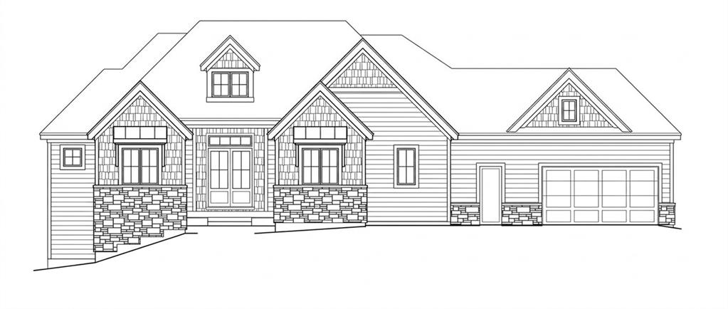 SOLD BEFORE PROCESSED - JS Robinson's award-winning Del Mar reverse 1.5 story plan on a walkout, treed lot in Hidden Lake Estates.