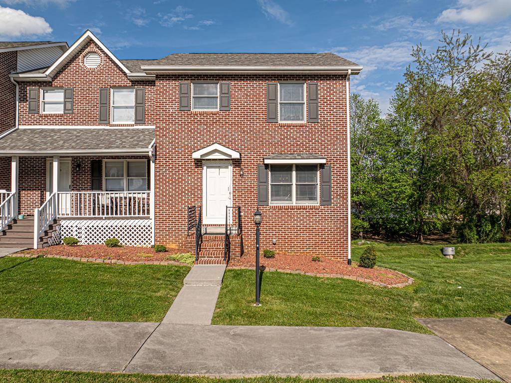 Welcome to low-maintenance living in the heart of Abingdon, VA—where location, convenience, and comfort come together in this end-unit, brick condo just steps from everything you love! Located a 2-minute walk from the Harry L. Coomes Recreation Center, this home offers unbeatable access to fitness, indoor/outdoor pool amenities, walking trails, and community activities—perfect for buyers seeking an active lifestyle without the upkeep. Inside, this 2-bedroom, 2.5-bath condo features a smart multi-level layout designed for both everyday living and entertaining. The main level boasts gorgeous hardwood floors and loads of natural light.  The spacious living area seamlessly flows into the dining and kitchen area, featuring newer stainless steel appliances. Just off the kitchen is a convenient 1/2 bath and laundry area as well as a private deck, perfect to enjoy the evening sunsets. Upstairs, you'll find the primary bedroom and ensuite with a linen closet.  The additional bedroom is also generous and has an adjacent bathroom, perfect for guests.  Walk downstairs to find a full basement with a partially finished area featuring new carpet and paint - the perfect mancave or playroom!  The adjacent unfinished area is ideal for storage, outdoor gear, bikes, etc.  The garage door opens to the back of the unit and offers a private drive. Residents of the community enjoy access to a swimming pool and benefit from included HOA services such as trash pickup, lawn care, exterior building maintenance and road maintenance. Located minutes from everything charming historic Abingdon has to offer - Barter Theater, Virginia Creeper Trail, Martha Washington Inn, fabulous local eateries and shops, take a look at this move-in ready home today before it's gone!