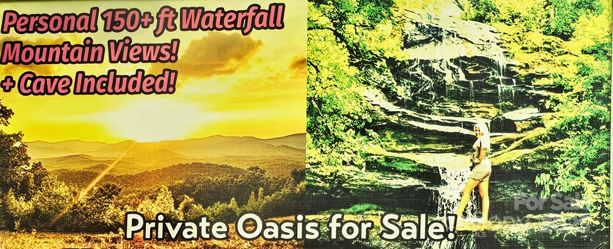Indulge! Heli-pad? Small plane landing strip?! YOUR ONE-of-a-Kind Country Mountainside needs an architect like F. L. Wright - Awe-inspiring PERSONAL 170+FT Waterfall!!! Glass House? Hiking & MTN Biking trails leads to a personal teal water Cave, serene man-made pond & meandering creeks, too! Enchanting & unobstructed mountain vistas demand to be witnessed in person =fully grasp their beauty! An astute investor, visionary builder, or simply yearning for something no one else has?! Private nature sanctuary & only having company you want! Homesites meticulously picked+cleared w/the best distinct building locations, each boasting unparalleled VIEWS & amenities, ensuring full privacy+SECLUSION W/IN a secure gated community(*Limited RCs)! Access requires preapproval/proof, guaranteeing utmost safety! Equipped w/ underground power & well water throughout, making it nearly ready for immediate occupancy! Contact today, to discover more about this remarkable haven! (*Opt. to purchase sep. MLS#)