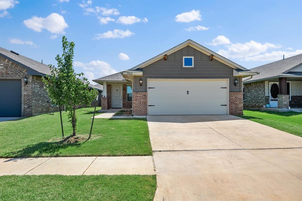 Any lifestyle can find its way into this specially-designed home at 19616 Brookville Drive in Castleberry! Located in the highly sought-after Deer Creek School District, this charming 3-bedroom, 2-bathroom home offers a bright and inviting interior with an open layout that’s perfect for everyday living and entertaining. From the moment you arrive, the curb appeal sets the tone with a warm, welcoming exterior. Inside, you'll find a generous great room, which is the central hub of the home and the spacious kitchen with a large island ideal for hosting, along with a cozy breakfast nook that adds character and functionality to the space.  A well appointed open kitchen contains abundant cabinets, a pantry, and free standing gas range. Natural light fills the home, creating a light and airy atmosphere throughout. The private primary suite features generous windows, a full bathroom with a tile-surround bathtub and shower, and a layout designed for comfort. Two additional bedrooms and a second full bath provide space and flexibility for a growing household. Situated in a vibrant neighborhood loaded with amenities, residents enjoy access to a clubhouse, pool, and playground—perfect for active families and outdoor fun. With its functional layout, modern feel, and access to top-rated schools, this home is a perfect fit for your next chapter.  Whether you're entertaining guests or enjoying a relaxing day with family, the endless hours of fun and entertainment are yours to enjoy. This home is available now for private showings. Welcome Home!