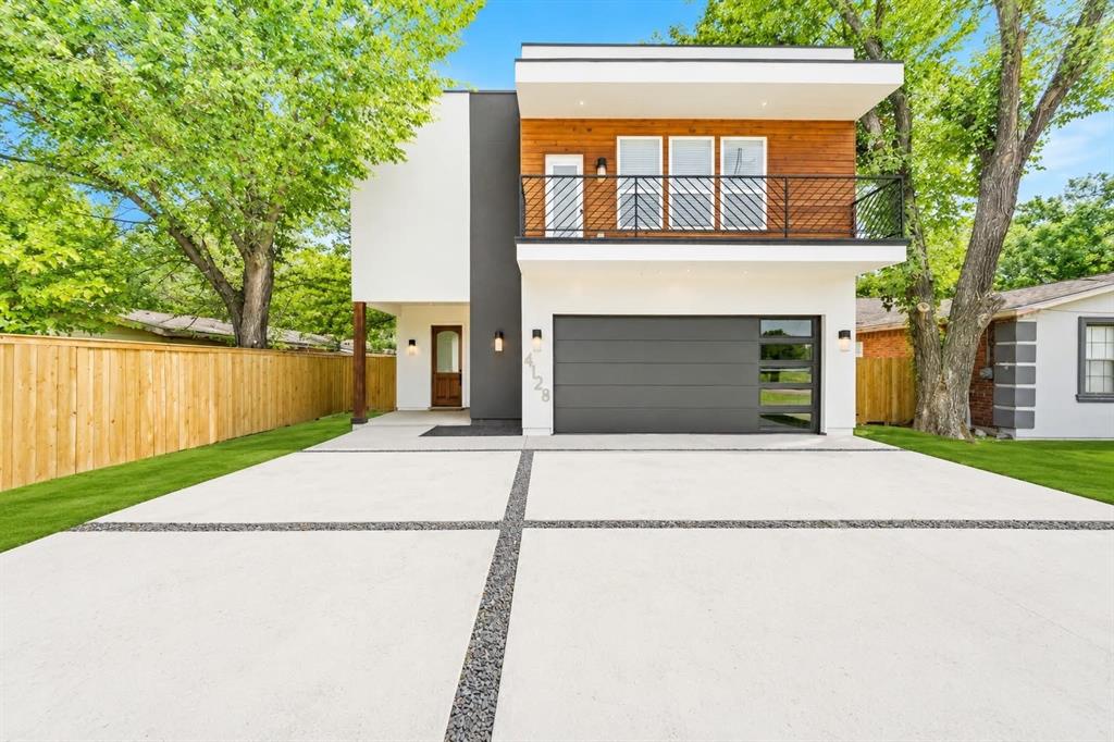 This exceptional contemporary residence blends luxury, modern elegance, & sophisticated city living in one of Dallas’ fastest-growing areas. Designed w clean architectural lines, soaring ceilings, expansive windows, & high-end finishes throughout, this stunning newer construction offers beautifully designed living space plus an incredible private rooftop retreat w breathtaking city views.The open-concept FL PN is filled w natural light & designed for both everyday comfort & upscale entertaining. The chef-inspired KIT features sleek cabinetry, premium appliances, designer finishes, & an oversized waterfall island that serves as the centerpiece of the home. Spacious living & dining areas flow seamlessly together, enhanced by modern fireplaces that create warmth & style.Amazing tri-level modern design offers spacious bedrooms plus a versatile flex room ideal for a home office, gym, media room, or guest space. The oversized primary suite feels like a private luxury retreat featuring a sitting area, balcony, spa-inspired bath, freestanding soaking tub, oversized raindrop shower, dual vanities, & large WIC.One of the home’s most spectacular features is the massive rooftop terrace w artificial turf, creating the ultimate setting for entertaining, relaxing, or enjoying unforgettable Dallas sunsets & skyline views. The oversized lot & thoughtfully designed outdoor living spaces provide a rare blend of privacy, functionality, & modern luxury.Additional upgrades include a tankless water heater, attached 2-car garage, designer lighting, premium finishes, & energy-efficient modern construction throughout.Perfectly positioned facing a greenbelt & park, this home offers peaceful surroundings while remaining minutes from Downtown Dallas, Trinity Groves, top dining, entertainment, & major highways.A rare combination of style, rooftop entertaining space, city views, luxury finishes, & exceptional value — this home truly stands out from the rest.