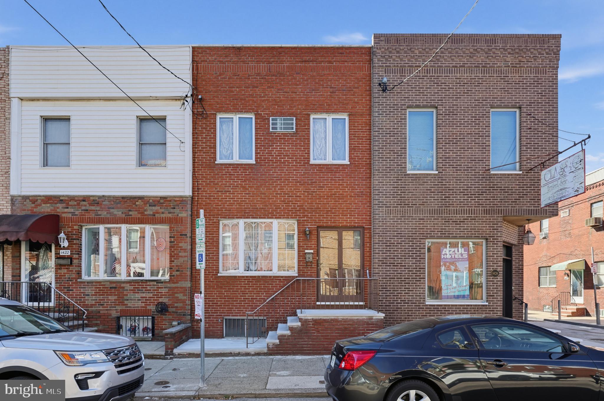 Welcome to 1424 W. Shunk Street, a spacious four-bedroom, two-and-a-half-bath rowhome in the heart of South Philadelphia!Step inside to discover a generously sized living area featuring original hardwood flooring, a decorative staircase, and a comfortable layout ideal for everyday living and entertaining. The main level flows into a spacious eat-in kitchen offering abundant cabinetry, ample counter space, and plenty of room for gathering with family and friends.The home offers generously sized bedrooms, natural light, and a finished basement featuring additional living and entertaining space, perfect for a recreation room, home office, or simply relaxing. Step outside to a cozy backyard, offering a charming spot to enjoy your morning coffee, unwind at the end of the day, or create your own outdoor retreat.Ideally located with convenient access to major highways, making commuting in and out of the city easy. Enjoy being within walking distance of Philadelphia's Sports Complex and some of the city's best concerts and entertainment, along with the many restaurants, shops, and neighborhood favorites that South Philadelphia has to offer.  Brand new hot water tank and heater, December 2025.Full of character, space, and possibilities, this home is ready for its next owner to add their own personal touches and make it truly their own.Schedule your showing today and discover all that this South Philadelphia home has to offer!