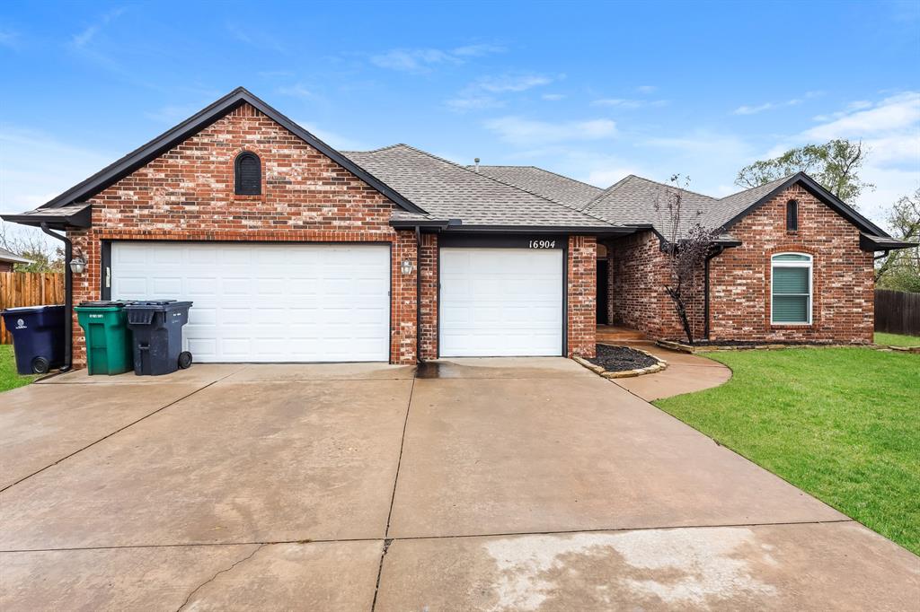 Welcome to your dream home in the heart of Edmond. This stunning 4 bedroom, 2.5 bathroom house is perfect for anyone looking for luxury and comfort. The open-concept kitchen features a spacious island, ideal for entertaining guests or enjoying a cozy meal with loved ones. Step outside into the backyard and discover an entertainer's paradise, complete with two covered patios with ceiling fans, a nicely sized storage shed, and ample space for outdoor gatherings and relaxation. And don't forget about the convenient 3 car garage, providing plenty of room for cars and storage. Safety and security are top priorities with a storm shelter located in the garage. 

Tours: To ensure a secure process, please schedule tours and apply for our properties exclusively through the official Evergreen Live website. 

This home accepts Housing Choice Vouchers! Please ensure your Housing Voucher, RTA Packet, and Affordability Sheet (if applicable) is attached to your application as proof of income.  

This home is eligible for a cash security deposit alternative provided by Rhino, a provider of security deposit insurance solutions. This home accepts Housing Choice Vouchers! Approved animals incur a non-refundable pet fee of $300 per animal and a monthly pet rent of $35 per animal (subject to applicable law). Pet fees and pet rent do not apply to service or support animals. Please note that we have breed restrictions.
