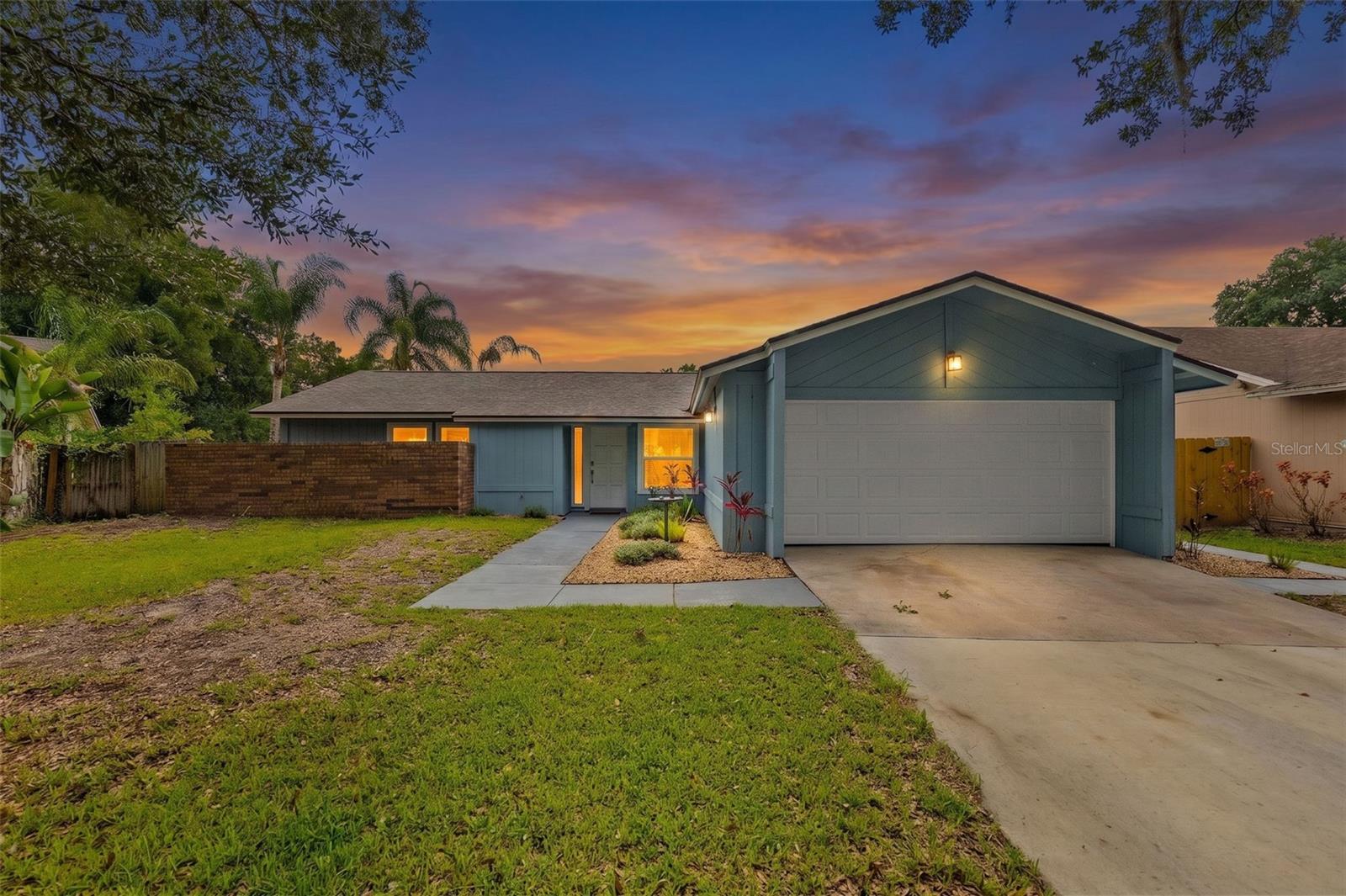 A beautifully updated home in the highly desirable Country Place community. Featuring a light and bright newly renovated interior, this residence offers an open, split-bedroom floor plan with thoughtfully, modern upgrades throughout. The roof and AC are both under 5 years old. The kitchen is equipped with stainless steel appliances, ample cabinet and counter space. Large windows fill the home with natural light, while the split-bedroom layout provides privacy and functionality for family members and guests alike. Step outside to enjoy your own private, fully fenced backyard—perfect for relaxing, entertaining, pets, or outdoor activities. Kids playset is included. Equipped with a reverse osmosis and water softener. Tesla supercharger is installed and included. Nestled in the sought-after Country Place subdivision, residents enjoy access to sidewalks, parks, tennis courts, and nearby park & playground. Conveniently located near shopping, dining, highly rated schools, and major commuter routes.