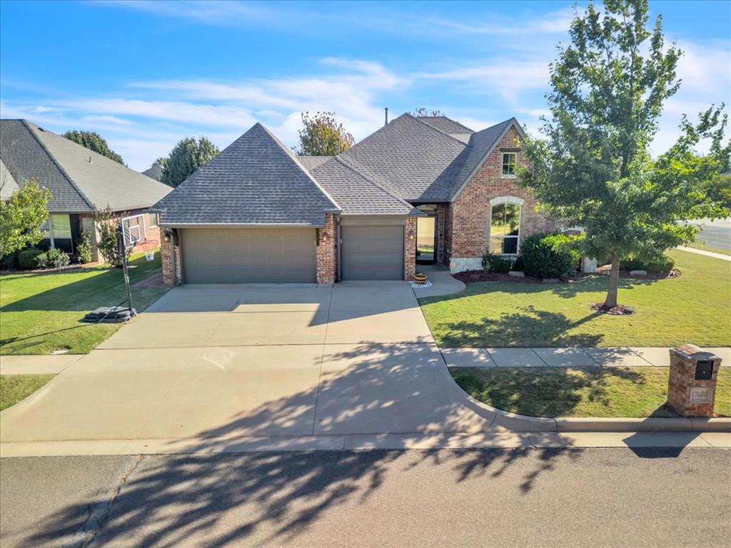 Welcome to your dream home in the desirable SilverHawk edition of Edmond, Oklahoma! This stunning three-bedroom, two-bathroom residence features an additional office space, perfect for remote work or studying. Situated on a spacious corner lot, the property offers a brand-new Legacy fence that provides both privacy and curb appeal. Step outside to enjoy the large outdoor fireplace, ideal for cozy gatherings, and the extended patios that offer abundant space for entertaining or relaxation. The two-car garage includes a tandem, while the single-car garage has been thoughtfully closed off and insulated, complete with central heat and air, making it an excellent option for another functional space or gym but still fully functional as a garage as well. Safety is a priority, with a storm shelter installed in the garage. Recent updates include a new roof installed in 2022, a water softener added in 2019, an upgraded electrical panel featuring a whole-house generator hook up, newly panted outside and all exterior has been recently caulked which leaves you with a well maintained home. Just minutes from the elementary school, which is accessible by the added sidewalk in the neighborhood that allows for easy drop off/pick up and getting to miss that treacherous car line. Don’t miss the chance to make this exceptional property your own and schedule your private tour today.