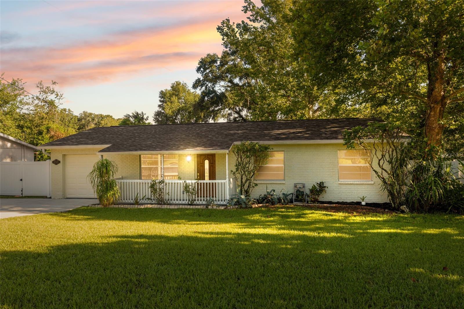 Stylish. Updated. No HOA or flood zone drama! AC updated (2018). Brand New roof (2025). 

Step inside this fully updated 3 bedroom home in the heart of Brooksville and fall in love! From the moment you pull up, you will notice the curb appeal, with pristine landscaping and an inviting front porch. Inside, you’ll find LVP floors and tile throughout, freshly painted interior, and modern updated lighting fixtures and ceiling fans.

The updated kitchen has newer stainless steel appliances, a deep basin sink, two-tone cabinetry, granite countertops, and beautiful subway tile backsplash. Updated bath has tile floors, tiled tub and shower, and granite counters with a dual sink vanity.

Love the outdoors? Enjoy your morning coffee or evening wine on the screened back porch, overlooking your fully fenced backyard, complete with a storage shed and an adorable child's playhouse! Perfect for pets, parties, family gatherings, and planting your dream garden.

Close to highways, schools, shopping, dining - yet tucked away in a quiet neighborhood for peace and privacy. This is the turnkey home you’ve been searching for!

***1% Conventional Down Payment and Down Payment Assistance options available for qualified borrowers. See Agent Remarks or contact listing agent for additional details.***