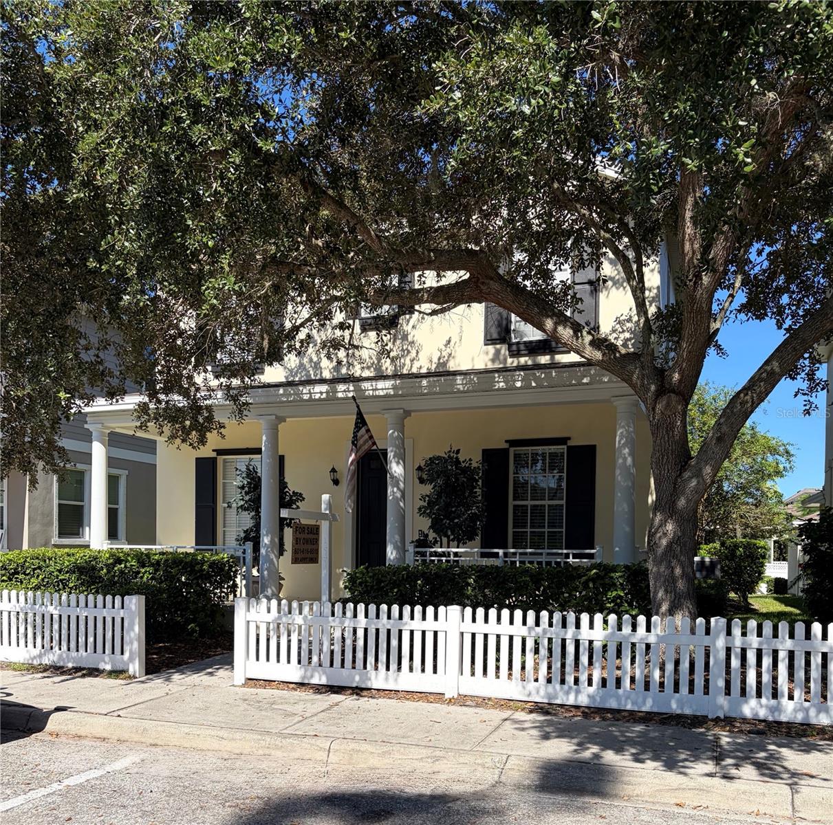 Welcome to Longleaf Neighborhood, designedly neighborly, with sidewalks and front porches conducive for strolls and a chat. 10505 Fenceline Road is a three bedroom two and a half bath traditionally designed home situated across from a park. Elevated steps have precluded any flooding to date. As we are above the flood plain, no flood insurance is necessary. Through the front door, to the left is a formal living room, and to the right an office/study. Down the front hall, a big closet that doubles nicely as a student’s study, is beneath the staircase. The large kitchen, with stainless appliances, an island and breakfast bar is open to the dining area and the family room, which opens with sliders onto the covered back porch. A laundry room and powder room (half bath) complete the downstairs rooms, and the tankless water heater in the garage is new. The two-car garage faces the driveway to the rear of the house, accessed by an alley.  Ascend the stairs to the primary bedroom facing east to welcome the rising sun, with a capacious walk-in closet and master bathroom with double vanity, water closet, linen closet, glassed-in shower, and Jacuzzi garden tub. Down the hall with another linen closet are the other two bedrooms, one with a built-in closet, the other with a walk-in closet. The bedrooms share another full bathroom with dual vanity and a tub and shower. The house, freshly painted inside and out, is filled with natural light. Make this house your home. Come and live the good life at Longleaf.