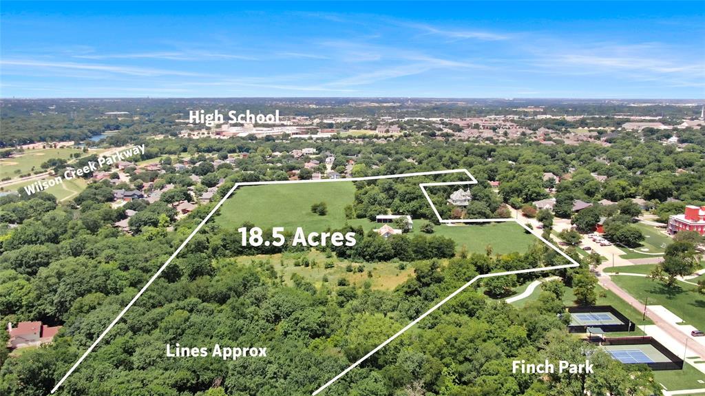 Incredibly rare opportunity to own approximately 18.5 acres in the McKinney Historic District. Opportunities of this size within one of North Texas' most sought-after historic areas are exceptionally rare. Ideally positioned just minutes from Historic Downtown McKinney and adjacent to the natural beauty of Finch Park, this remarkable property offers a unique opportunity to shape the future of one of McKinney's most distinctive areas while honoring the history and character that make this location so special. Whether envisioned as a thoughtfully planned and district-appropriate residential community, a carefully designed mixed-use project, or a long-term investment, this property presents possibilities that are seldom available within the city's historic core. The seller is offering approximately 18.5 acres, which will be created through a re-parceling process prior to closing. The historic E.W. Kirkpatrick House and approximately 1.3 acres surrounding the residence are not included in this offering and are being marketed separately, allowing one of McKinney's treasured historic homes to remain independently preserved. Enjoy convenient access to Historic Downtown McKinney's award-winning dining, shopping, entertainment, year-round events, and local businesses, along with Finch Park's walking trails, open green space, and recreational amenities. Properties offering this combination of size, location, and proximity to downtown are exceptionally uncommon, making this an outstanding opportunity for buyers seeking a landmark investment in one of McKinney's most desirable areas. Buyers are encouraged to independently verify all information, including acreage, zoning, permitted uses, development potential, utilities, and all governmental approvals required for any intended use.