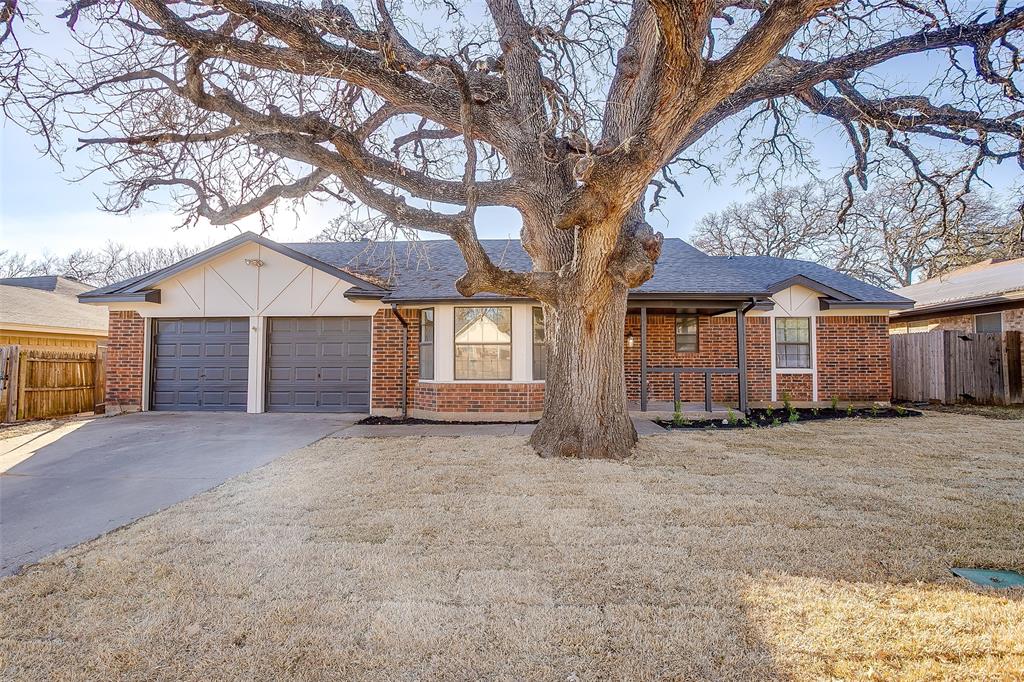 Rare 5-Bedroom Pool Home in the Heart of Bedford — Fully Renovated & Move-In Ready. Homes with a private pool and a true 5th bedroom don't come along often in Bedford — this one has both, plus a full list of recent upgrades already done for you. Perfectly positioned minutes from shopping, dining, major highways, and just 15 minutes to DFW Airport, this is Mid-Cities living at its best. Step inside to an open-concept layout finished with luxury vinyl plank flooring, fresh interior and exterior paint, and recessed lighting throughout. Major systems are already updated too, with a new roof and updated electrical panel giving buyers real peace of mind. The living room centers around a striking stone fireplace with custom built-ins — a warm, functional focal point for everyday life or entertaining.The fully remodeled kitchen features quartz countertops, shaker-style cabinets, stainless steel appliances, a subway tile backsplash, a modern vent hood, and an oversized breakfast bar with room for the whole crew. With 5 true bedrooms, this home flexes to fit your life — a home office, gym, playroom, or guest suite are all easy options without sacrificing bedroom count. Out back, escape to your own private retreat: a sparkling in-ground pool, covered patio, and mature shade trees create the ultimate space to relax or entertain, all summer long.Renovated. Move-in ready. Minutes from everything. This is the one you've been waiting for.