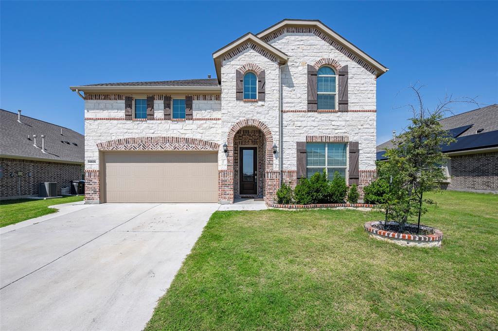 Rare Opportunity – NexGen Home in Sendera Ranch! Beautiful and versatile NexGen home featuring a separate private suite—perfect for multigenerational living, guests, or extended stays. The main home offers 3 bedrooms, 2.5 baths, a dedicated office, game room, and media room. The attached NexGen suite includes its own exterior entrance, kitchen, laundry, bedroom, and bath for true self-sufficiency. Modern open-concept design with stylish tile flooring, high-end finishes, vaulted ceilings, and abundant natural light throughout. The kitchen boasts stainless steel appliances, a large island, and breakfast nook that opens to a cozy living room with fireplace. Owner’s suite, office, and laundry are conveniently located on the main floor. Upstairs features two additional bedrooms, a full bath, spacious game room, and media room. Enjoy the large backyard with covered patio, or take advantage of community amenities including parks, trails, and multiple pools.