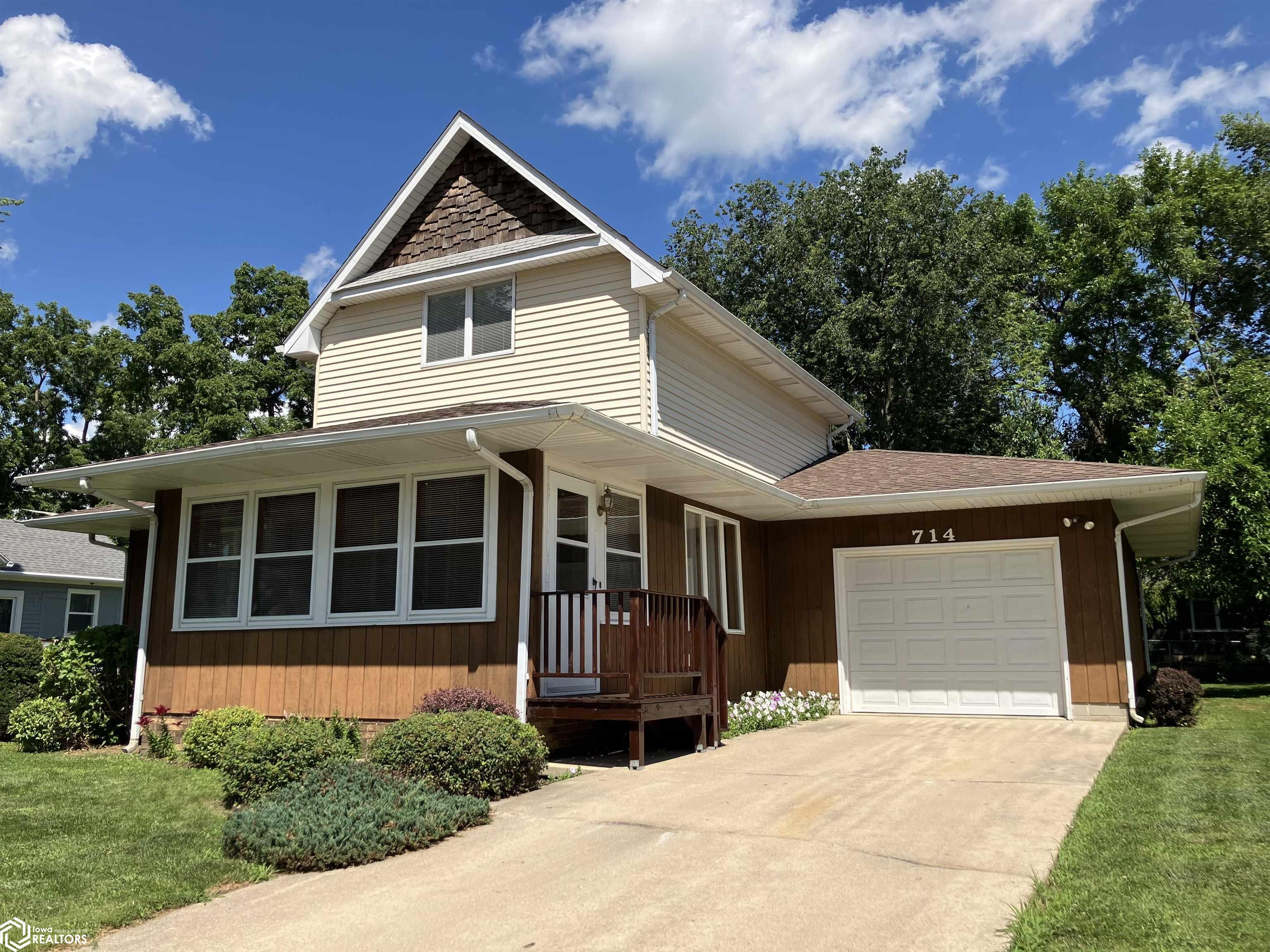 GOOD VIBES inside this well maintained solid home with great bones in a convenient location!  Features include a main floor bedroom and laundry with two additional upper level bedrooms!  This cozy and efficient home was completely renovated in the 80's  The single stall garage has plenty of room for storage and a work bench.  Enjoy the three seasons porch and private backyard for extended living space.  A new furnace was installed inn 2024. Call your favorite Realtor today for an appointment to preview this property!