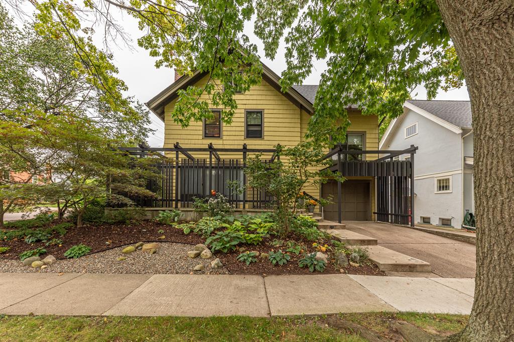 Turnkey home in the heart of Burns Park, minute walk to the elementary school. Complete kitchen remodel in 2019 to include quartz countertops, stainless appliances, cork floors, breakfast bar, double oven, water filtration system,amazing vented exhaust fan.Lovely, open living room with unique updated fireplace, and a wall of floor-to-ceiling windows that open to the private front patio. Spacious formal dining room. Wood floors throughout the first floor. Great remodeled half bath and mud room leading to attached garage. Second floor with 3 bedrooms, remodeled full guest bath, remodeled primary suite with separte sitting room, full bath with laundry, soaking tub, dual sinks,heated floors. Wonderful family room with wall of bookshelves, door to large balcony. Third floor has 3 bedrooms, one which would be perfect for home office. Beautiful professionally landscaped corner lot, addtional detached garage. 2020-new roof,gutters, furnace. House completely rewired with new electrical panel.List of updates is amazing! Call LA for details.