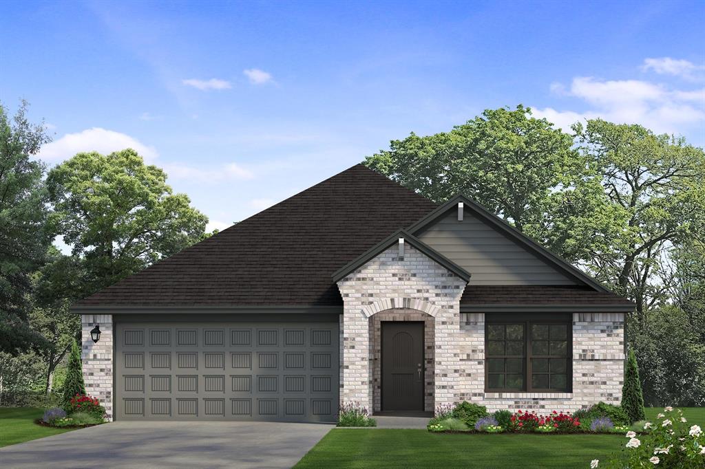 This home brings classic character and comfortable one-story living together in 1,615 square feet. With 3 bedrooms and 2 bathrooms, the Traditional South Haven offers a thoughtfully designed layout with elevated details throughout. The open kitchen, dining, and living spaces create a welcoming place to gather, accented by shaker paneling, detailed window casings, and a beautifully finished fireplace. The kitchen blends timeless style with smart function, featuring cabinets to the ceiling, large drawers, a built-in pantry, trash pull-out, and under-cabinet lighting. The private primary suite offers a relaxing retreat with an expanded shower and dedicated linen storage. Near the utility room, a mud bench creates a convenient drop zone, while a built-in storm shelter adds another thoughtful feature to this home. Floor plans may vary by specific homesite or inventory home. Interior photos are representative of the floor plan, and features and finishes may vary.