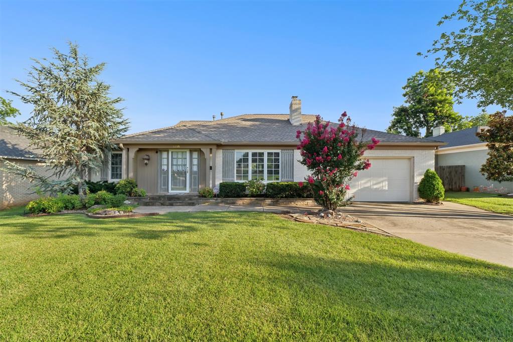 Charming cottage like home in Nichols Hills!  This 1950s home has been exceptionally well maintained with all records kept along the way. The most unique thing is a true Primary Suite with a sitting area, large bathroom with double vanities, oversized soaking tub, walk in shower and separate toilet room PLUS a HUGE walk in closet bigger than most and a dedicated laundry room with sink and extra storage!! Upon entry, you are welcomed by the living room with a great gas fireplace with gas logs. Down the leads to 2 larger guest bedrooms with full bathroom access and one has its own private half bath!  Bonus sitting room in the back currently being used as a study.  The previous kitchen remodel was well thought out with an open floorplan design with extra countertop space, great appliances and pantry!  Plus a nice sized eating area!  There are 2 access points that lead to the open deck and good sized backyard with plenty of room for a pool if desired!  Whole home Generator! Built in Safe! Come see if this home is perfect for you by contacting the listing agent for a private showing!