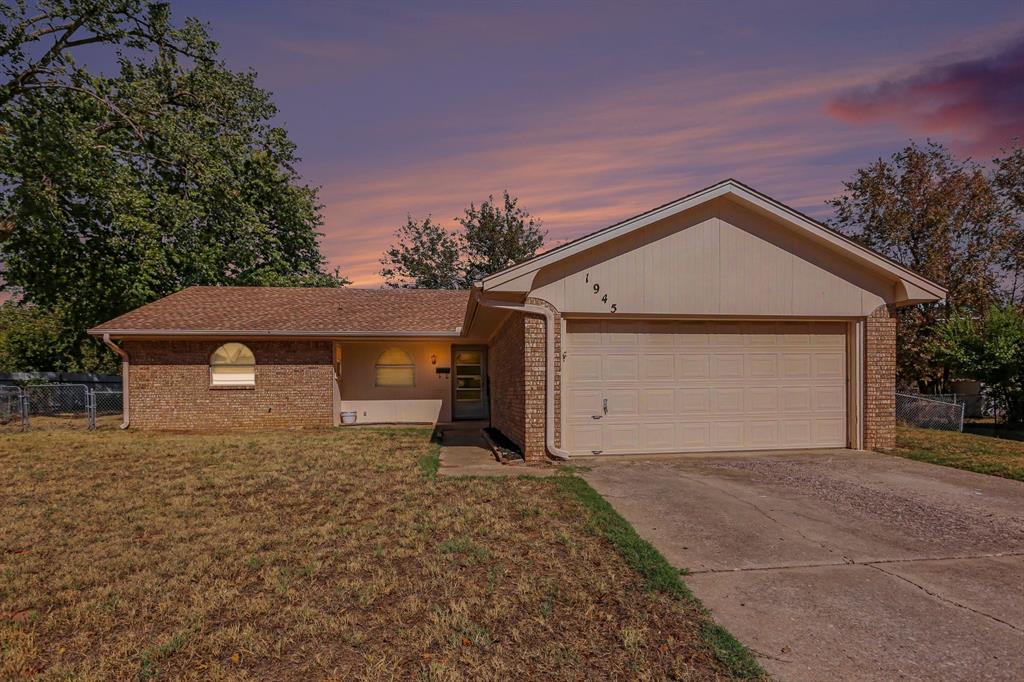 Darling one owner home in the heart of Central Norman, just off McGee and South of Lindsey! 10 minutes to campus. 5 minutes to I-35. Less than 15 minutes to any and all major shopping, eateries and leisure! Strategically placed in a cul-de-sac, this home offers more land than most, backing to drainage easements on 2 sides, (which the city just trimmed and cleaned up)! 2 car garage and low maintenance landscapes make this an easy home to maintain! Small entry area takes you into the kitchen, living and dining areas to the right, or all four bedrooms to the left! Living area with a coat closet, patio access and an abundance of natural light! Kitchen has an awesome setup with solid surface counters, gas cooking, and a generous setup of counters and cabinetry!  Breakfast area is quaint and suitable for intimate dining and conversations to facilitating a basketball team's munchies! You can also see who's knocking at the front door without leaving your plate or losing any tater tots! Primary bedroom with a traditional closet setup, ceiling fan and a half bath. All secondary beds include walk-in or step in closets. Now remember, you get four bedrooms total! Guest bath has a private shower-tub and throne area, along with a single vanity. Hallway has two linen or storage options. Carpets and fixtures need some updating, and your laundry set-up is in the garage. Spacious backyard includes an in-ground shelter and a fully powered workshop! This home is ready for its next chapter and you! Don't forget to click on the virtual tour links to enjoy the video and 32 tours. Then call a Realtor for a private viewing and to make an offer!