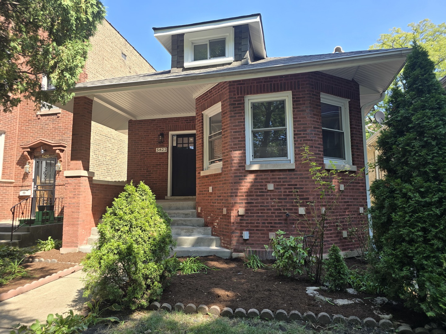 Welcome to  Chicago's best North-side neighborhoods. This                     North Park stunning House has undergone a meticulous  renovation transforming it into an exquisite modern residence boasting all the finest features Upon entering you'll be greeted by a livingroom space including a beautiful and modern decorative fireplace. the refinished  natural Oak hardwood flooring throughout exude a timeless elegance and provides a warm and inviting atmosphere. The elegant kitchen is an absolute highlight, featuring high end quartz countertops, 42" shake white cabinets with built-in microwave. The home offers 3 generously-sized bedrooms and 2 luxurious bathrooms, ensuring ample space for family and guests. All 3 bedrooms located in the main floor. In the living room, a custom-built fireplace becomes the focal point. The fully finished and stylized basement has a new full bath  bedroom, family room, hookup read to installed a in-law kitchen or make it a beautiful wet bar, spacious laundry room. good looking porcelain tiles through out.  the property boasts New HVAC system for energy efficiency new hot water tank, new plumbing. In addition to the exquisite interior, the property includes updated 1 -car garage, new roof, soffit, recently tuck pointed brick and a fully enclosed privacy fence. You'll be in close proximity to Northeastern Illinois University, North Park University, Northside College Prep, Swedish Hospital offering easy access to world-class education and hospitality experiences. This high-end remodeled home is a true gem, combining luxury, comfort, and convenience in one of Chicago's most sought-after neighborhoods.