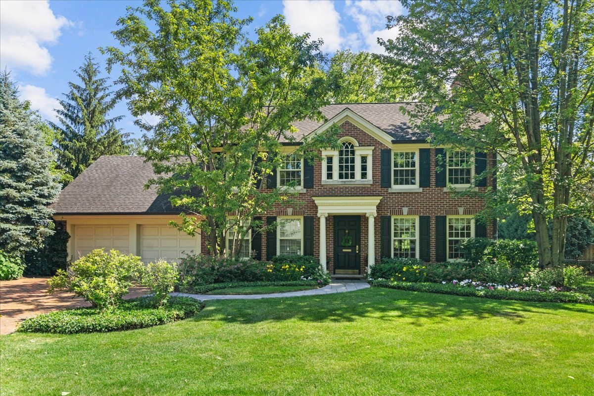 This is the quintessential All-American Beauty nestled on private lane in desirable Winnetka  on a half acre with a pool!  This home was completely rebuilt and redsigned for today's lifestyle in (2003-2004) -  it is impeccable inside and out! Not much remains of the original home. The attention detail is everywhere...outstanding craftmanship and exceptional millwork throughout. A large foyer with a marble checker floor welcomes you into the home. Thoughtfully designed to have fabulous first floor circular flow...perfect for entertaining! Enjoy the spacious living room with handsome fireplace that opens right to the beautiful dining room - Thanksgiving will be perfect here. The French doors allow perfect sightline to the backyard and open to the oversized bluestone patio. Chef's - you will absolutely love cooking in the custom kitchen with an oversized island, full size Subzero fridge and freezer, Wolf range with statement hood.. and wait you until you see the rotunda - meals will be be special here - it's a WOW - you don't see every day! The flow from the kitchen to family room is perfect - gorgeous coffered ceiling and windows overlooking the pool. The indoor/outdoor living  is simply spectacular with the patio, pool, plenty or BBQ area and picture perfect professionally landscaped backyard - so much room to do anything! Four nice size bedrooms on the second floor with three bathrooms.. The spacious primary suite has a pretty vaulted ceiling, window seat to admire the yard, marble bathroom with double vanity and walk-in closet. The lower level has a newer laundry room, great pool changing area with full bath and steam shoer and stairs that lead right out the pool/patio. Rec room can be used as a gym or play space - whatever you need. 2-car garage with pretty paver driveway. Just a short walk to Hubbard Woods, Skokie and Washburn schools as well as the sports mecca on Hibbard road. Just a fews minutes from downtown Winnetka shops and restaurants, the train and the beach! This is TRULY A SPECIAL HOME!!