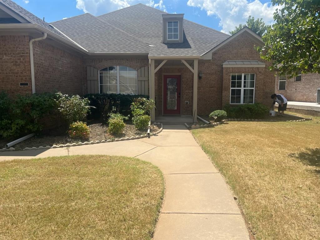 Spacious, large home with 3 bed+ study or 4 bedroom and game room, large living, 2 dining areas. oversized 2-car garage.  The living room has a fireplace, and is open to the kitchen, dining. The kitchen has two ovens and plenty of cabinets, a pantry. The garage has a storm shelter and is oversized for your mower and other tools.
Gated community, playground, close to Deer Creek Elementary. 
Security deposit is $2400.00, and no pets allowed.