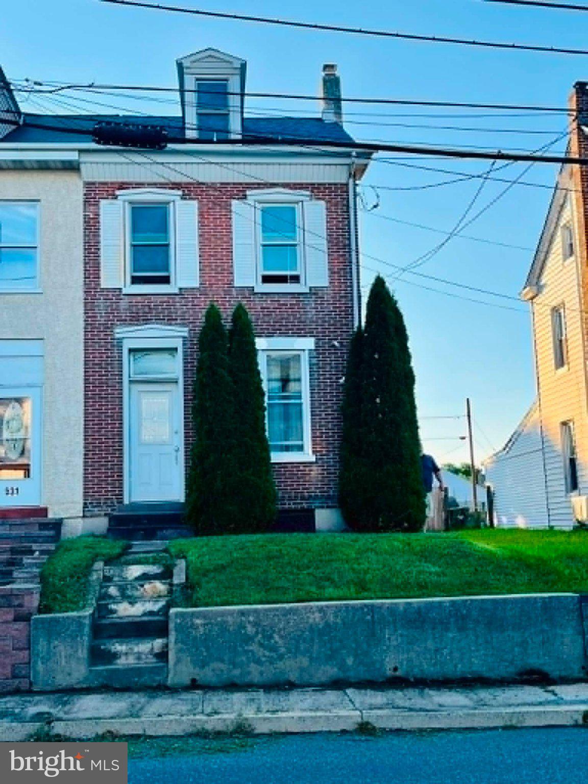 This 4 bedroom, 1 1/2 bath home has had many updates during current ownership. Some of the updates include a new modern kitchen with granite countertops, an added 1/2 bath, an upgraded 200 amp electric panel box, a new furnace, UV system, water softener, reverse osmosis water system, new windows in most rooms, new flooring, privacy fence in back yard, new shed, hot tub,  electric baseboard heat in third floor bedroom, new vinyl siding on rear of house, crown molding, wainscotting, and new baseboard trim in some rooms.
