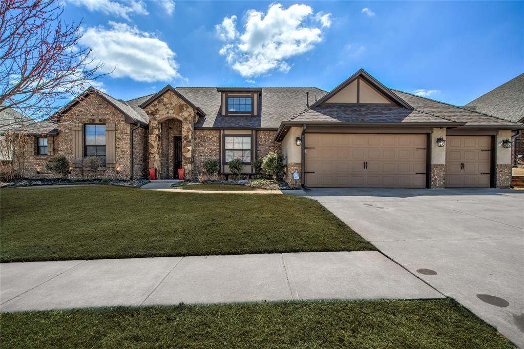 Exceptional lease opportunity in the highly sought-after Thornhill Addition, offering the convenience of Edmond Schools and Oklahoma City utilities. This executive home features an inviting open-concept floor plan with a grand two-story entry, soaring ceilings, updated interior paint, hardwood floors throughout, and modern fixtures and finishes.The thoughtfully designed layout includes five bedrooms, three full bathrooms, and a private study with French doors, perfect for a home office. The spacious living room showcases exposed wood beams, expansive windows that fill the home with natural light, and a cozy gas fireplace.The chef's kitchen is ideal for both everyday living and entertaining, featuring stainless steel appliances, granite countertops, a large center island with bar seating, and abundant cabinet space.Step outside to an impressive backyard retreat complete with an extended patio, beautiful pergola, wall-mounted television, and built-in fire pit—perfect for relaxing or entertaining guests.Additional amenities include a front and back sprinkler system, keypad entry at both the front and rear doors, a whole-home sound system with patio speakers, security system wiring, and an in-ground storm shelter.This beautifully maintained home offers the perfect combination of luxury, comfort, and functionality in one of Edmond's premier neighborhoods. Schedule your private showing today.