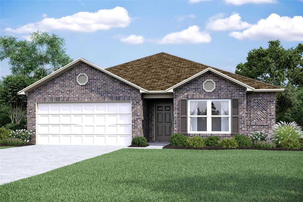 The MAGNOLIA floor plan is a four-bedroom home that offers convenient single-story living. An open-concept layout combines the kitchen, living and dining areas, with a nearby covered patio providing simple indoor-outdoor living. All four bedrooms are tucked away to the side of the home for optimal privacy and comfort, including the lavish owner’s suite with a full bathroom and walk-in closet. Prices, dimensions and features may vary and are subject to change. Photos are for illustrative purposes only. Everything's Included: Washer/Dryer, Refrigerator, Garage Door Opener; Closing Cost assistance available. Home is currently under construction with anticipated completion in October.