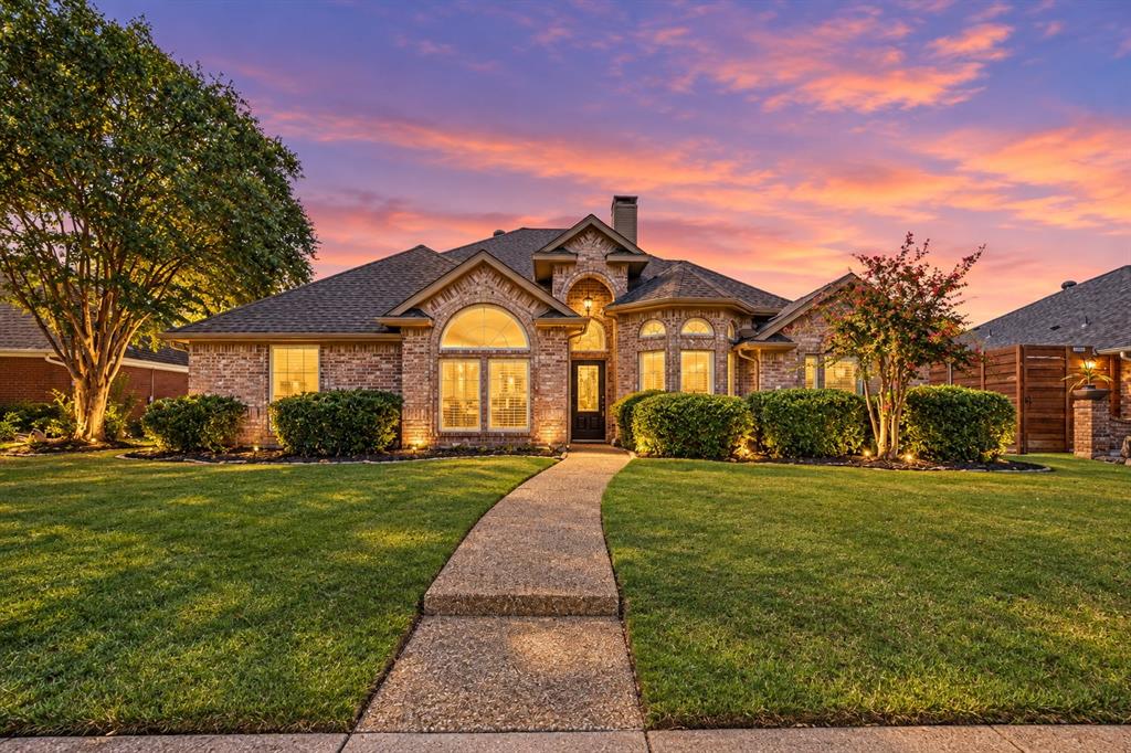 Nestled in the coveted Spring Creek Parkway Estates—a sought-after community that blends timeless charm, spacious interiors, and extraordinary convenience within the highly regarded Plano ISD.Step inside to discover an expansive, open-concept floor plan, where soaring vaulted ceilings and picturesque windows invite abundant natural light throughout, creating an airy, captivating atmosphere as you enter the vibrant great room, anchored by a beautiful dual-sided fireplace that serves as a striking focal point and connects to the adjoining gathering room, leading into the breakfast nook and kitchen. Ideally positioned in the heart of Plano, this stunning residence is tucked centrally among Legacy Drive, Independence Parkway, Spring Creek Parkway, and Coit Road, offering exceptional access to corporate headquarters, luxury shopping, fine dining, elite entertainment, everyday essentials, and major thoroughfares—an outstanding opportunity to own a piece of paradise in one of Plano's most convenient settings. Take advantage before it's gone and schedule your private showing today!