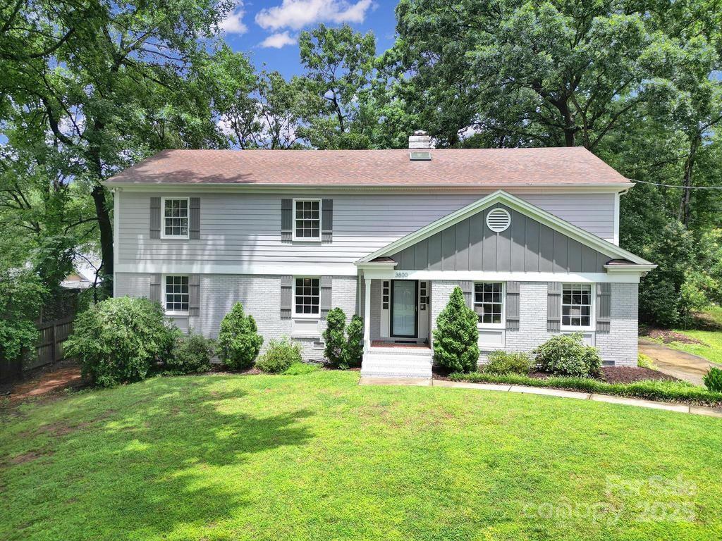 This beautifully updated 5-bedroom, 3-bath Beverly Woods home is nestled on a quiet cul-de-sac in the heart of SouthPark and is among the largest in the neighborhood. The renovated kitchen features custom cabinetry, quartz countertops, stainless appliances, gas cooktop, breakfast bar, designer lighting, exposed brick, and a sliding barn door—perfect for daily living and entertaining. A flexible floor plan offers formal living and dining rooms, family room, office, breakfast nook, and a game/flex room. The spacious primary suite includes a sitting area and updated en suite, with a refreshed upstairs full bath and newly finished fifth bedroom. New carpet enhances the upper level, while the fenced backyard and deck provide ideal outdoor living. Just minutes from SouthPark Mall, top restaurants, shopping, parks, and major roads, this home blends location, space, and thoughtful updates in one of Charlotte’s most desirable neighborhoods.