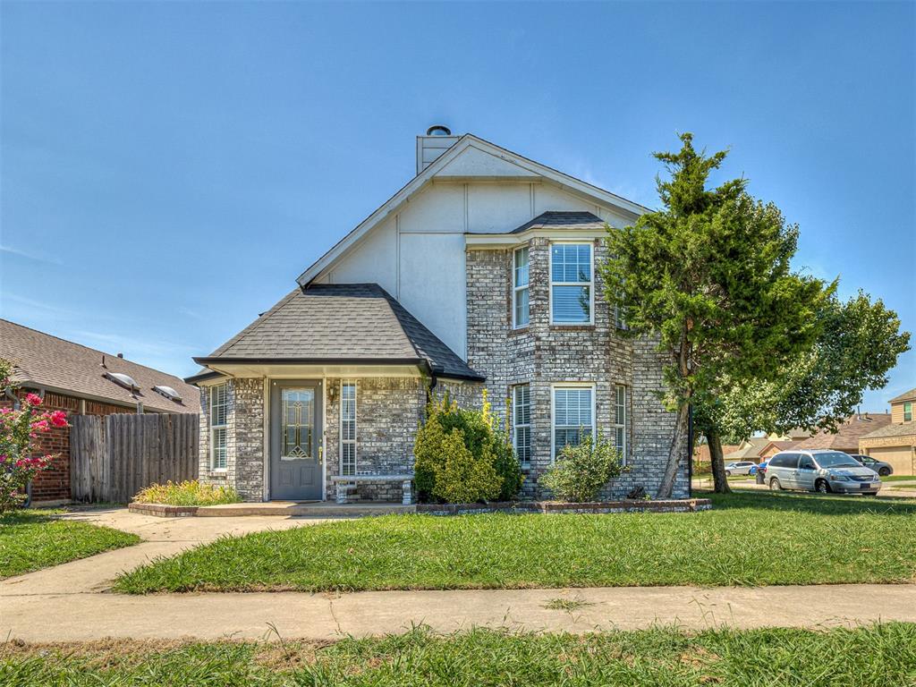 ** PRICE UPDATE ** Spacious Corner-Lot Home with Modern Updates & Extra Living Space

Welcome to this beautifully updated 2-story corner-lot home, boasting the largest square footage in the neighborhood at 1,935 sq. ft. Thoughtfully remodeled and move-in ready, this home combines modern updates with flexible spaces to fit today’s lifestyle.

The open living room features 20-foot ceilings with skylights, filling the home with natural light. The primary suite is on the main floor and includes a fully renovated en suite with dual sinks, new cabinetry, updated shower doors, and plenty of storage. Upstairs, you’ll find brand-new luxury vinyl plank flooring, three additional bedrooms, and an updated guest bath. Every bedroom offers spacious closets, with no shortage of storage throughout the home.

The kitchen has been refreshed with quartz countertops, painted cabinetry, and a 5-burner gas cooktop, making it both stylish and functional. A converted garage adds an extra 300 sq. ft. of flexible living space—perfect for a home gym, game room, or theater.

Recent updates include:

No carpet anywhere—luxury vinyl throughout

New showers

New hot water heater

AC system only 7 years old

Roof replaced in 2015

New hot tub

Storm shelter for peace of mind

Outdoors, enjoy your covered patio for shade or relax on the large wooden deck, surrounded by the privacy of a fenced yard.

Conveniently located just west of I-35, this home offers quick access to shopping, dining, and entertainment. With its corner lot setting, modern upgrades, and abundant space, this property is a rare find in an established neighborhood.