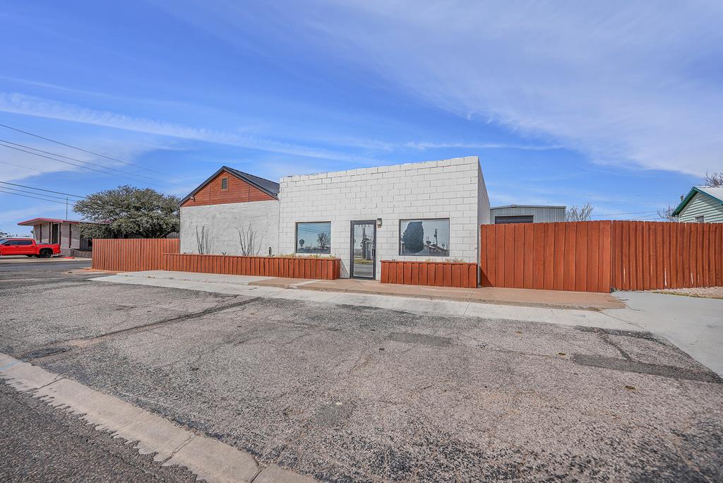 Unique 3,193sqft light commercial opportunity in Odessa. Subject property consist of  1,393 SF dedicated storage/office space featuring four offices, restroom, and conference/break room, plus 1,800 SF climate-controlled warehouse with professional sports court and LED lighting. Fully landscaped with irrigation over stable caliche base for potential yard conversion. Automatic gated entry, board-on-board fencing, and secure yard. Flexible use opportunity in Odessa.