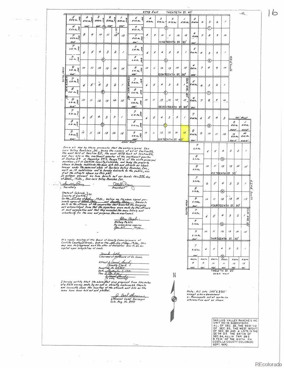 Lot 15 Oak & Sixteenth Street