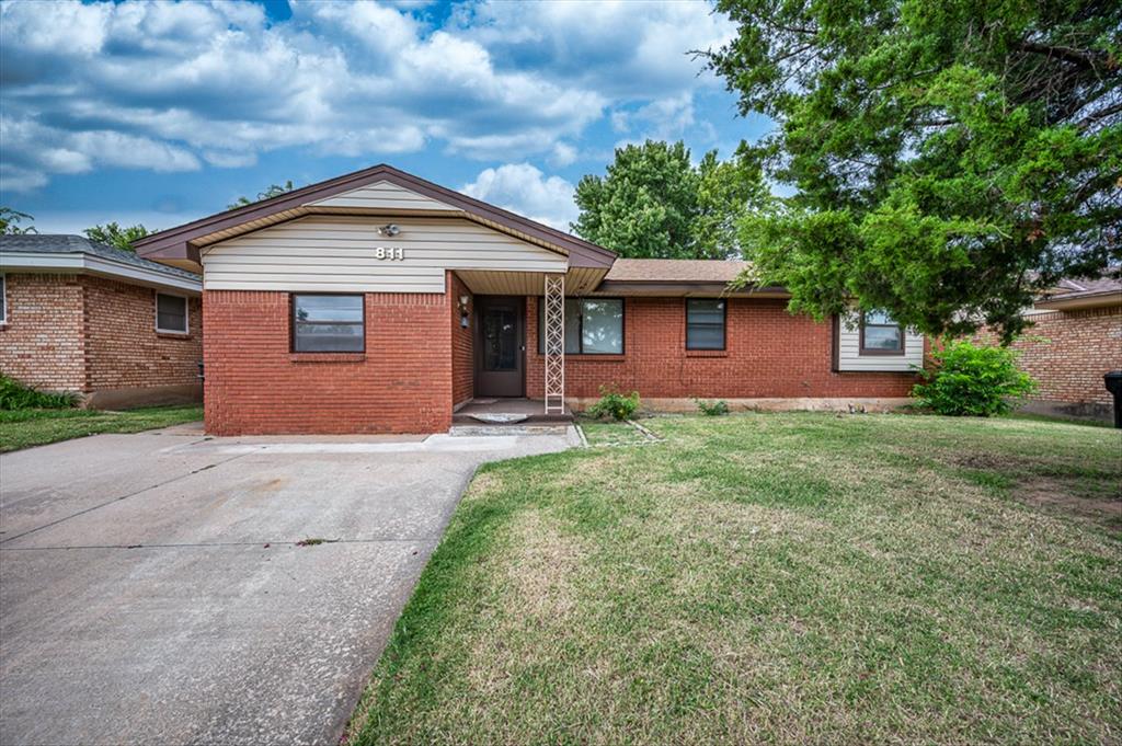 Discover an excellent opportunity to own a home in the heart of Moore, Oklahoma. Located at 811 NW 1st Street, this property offers 3 bedrooms plus 2 additional finished rooms created from the converted garage, providing flexible space for a home office, hobby room, game room, guest room, or additional living area. Ideal for first-time homebuyers, real estate investors, or anyone looking for a home with value-add potential, this property offers the chance to personalize and build equity with cosmetic updates and improvements. The spacious backyard includes a storage building and plenty of room for outdoor entertaining, gardening, pets, or future projects. Conveniently located near I-35, this home provides easy access to Oklahoma City and Norman, making it an excellent choice for commuters. Enjoy being just minutes from The Station at Central Park, Buck Thomas Park, Moore Public Library, shopping, restaurants, grocery stores, and everyday conveniences along Main Street and Telephone Road. Whether you're searching for your first home in Moore, an investment property, or a home with flexible living space and renovation potential, this property is ready for your vision.
