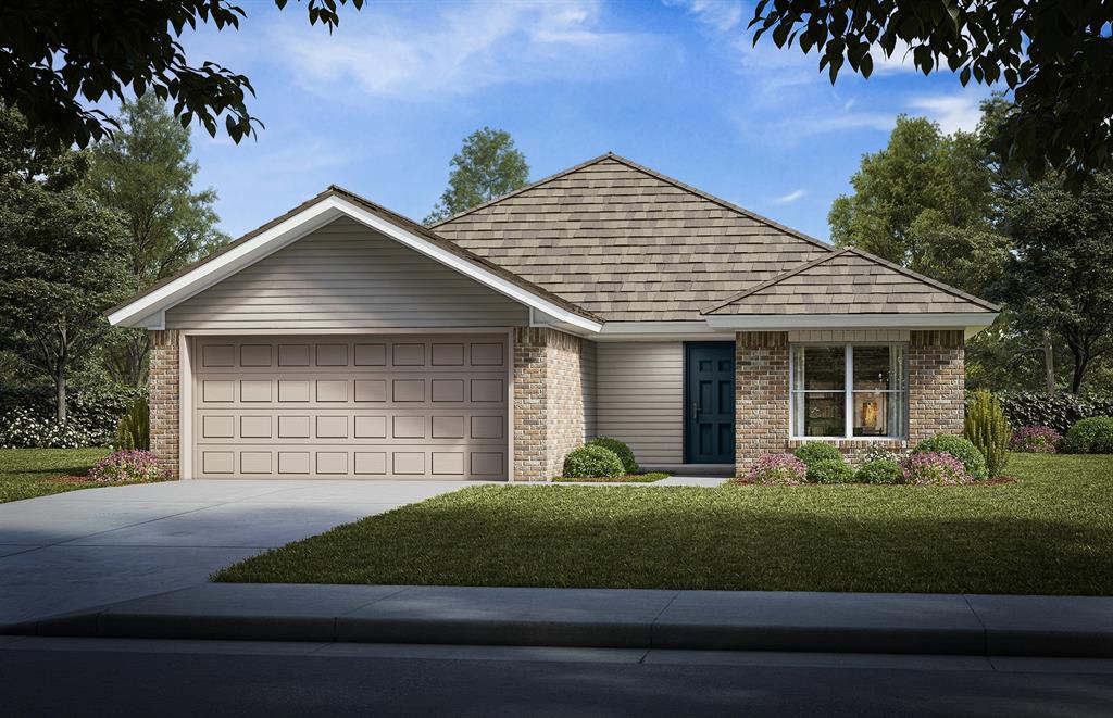 Welcome to Urbansky Farms, conveniently located just off 9th Street and S Bryant with quick access to I-35. This thoughtfully built home comes loaded with premium features, including stainless steel appliances, quartz countertops, a Navien tankless water heater, Uponor PEX plumbing, and OG&E Positive Energy Home certification for outstanding energy efficiency and lower utility costs. Built for Oklahoma, it also features a pier-on-grade foundation with concrete piers every four feet, tornado safety straps, anchor bolts from the foundation to the frame, and Class 3 impact-resistant shingles. Backed by a 10-year structural and foundation warranty, this home offers lasting quality and peace of mind.The Charlotte is one of our most popular floor plans, offering 1,458 square feet of thoughtfully designed living space with 3 bedrooms and 2 bathrooms. Soaring ceilings in the living area and primary bedroom create an open, spacious feel, while the private primary suite is tucked away for added comfort. The kitchen features custom cabinetry, ample workspace, and a large dining area that makes both everyday meals and entertaining easy.Ideally located just 15 minutes from Tinker Air Force Base, 20 minutes from the University of Oklahoma, 25 minutes from Will Rogers World Airport, and within the highly sought-after Moore School District, this home combines quality construction, modern finishes, and an unbeatable location.