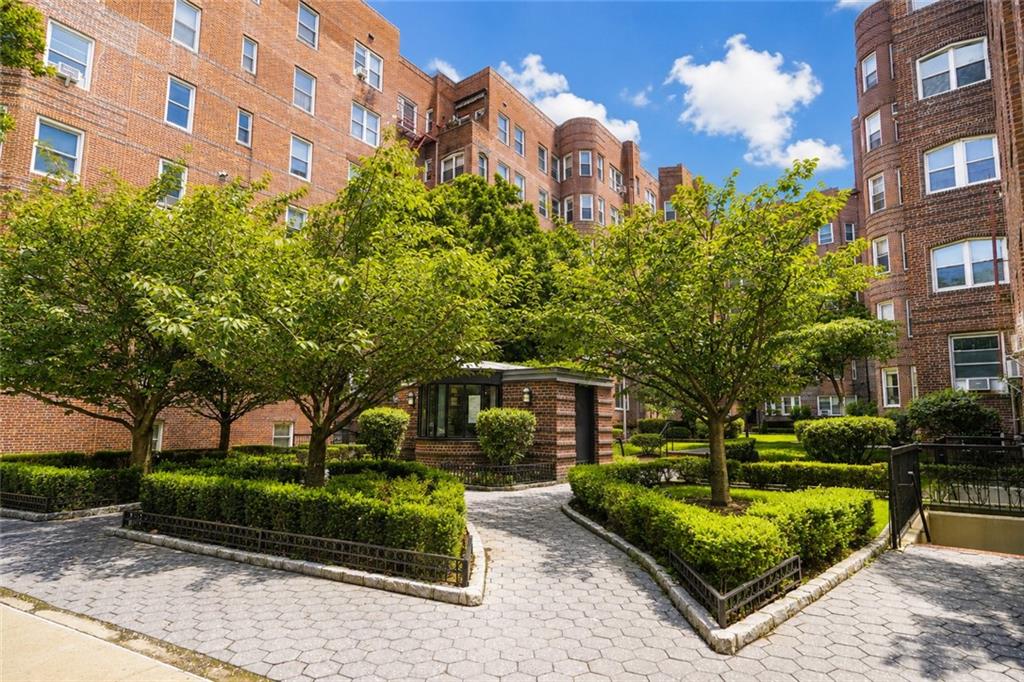 Welcome home to 8701 Shore Road, a highly sought-after pre-war Art Deco cooperative renowned for its beautifully landscaped front garden, elegant lobby, solid construction, and exceptional curb appeal. Built in the late 1930s, this well-maintained elevator building is known for its classic architectural details, strong ownership, and prime location along Bay Ridge's picturesque waterfront.Perched on a high floor, this spacious, sun-filled residence seamlessly blends timeless pre-war character with modern updates. Original archways, soaring ceilings, beautiful hardwood floors, abundant natural light, and exceptional closet space create a warm and inviting space.An oversized foyer offers endless possibilities and is perfect for a home office. The expansive living and dining room flows effortlessly into the open-concept island kitchen, creating an ideal space for both everyday living and entertaining.The oversized bedroom easily accommodates a king-sized bedroom set with room to spare, while the tastefully renovated full bathroom showcases modern finishes.Residents of 8701 Shore Road enjoy an outstanding collection of amenities, including a secure virtual intercom system, keyless entry, a live-in superintendent, attentive porters, a laundry room, bicycle storage, and private storage units available for a nominal fee. Pet friendlySituated on Shore Road waterfront with easy access to the Promenade, parks, bike paths, and breathtaking views of New York Harbor and the Verrazzano-Narrows Bridge. Express buses out front & the R subway line is just a short distance away, and you're moments from Bay Ridge's vibrant restaurants, cafés, boutiques, and shopping.  Photographs and videos have been digitally staged. Maintenance includes hot water, sewer and taxes. Additional maintenance is assessed in winter for heat (Jan-May), direct metered cooking gas and electric is not included, board approval needed. Information deemed reliable but not guaranteed.