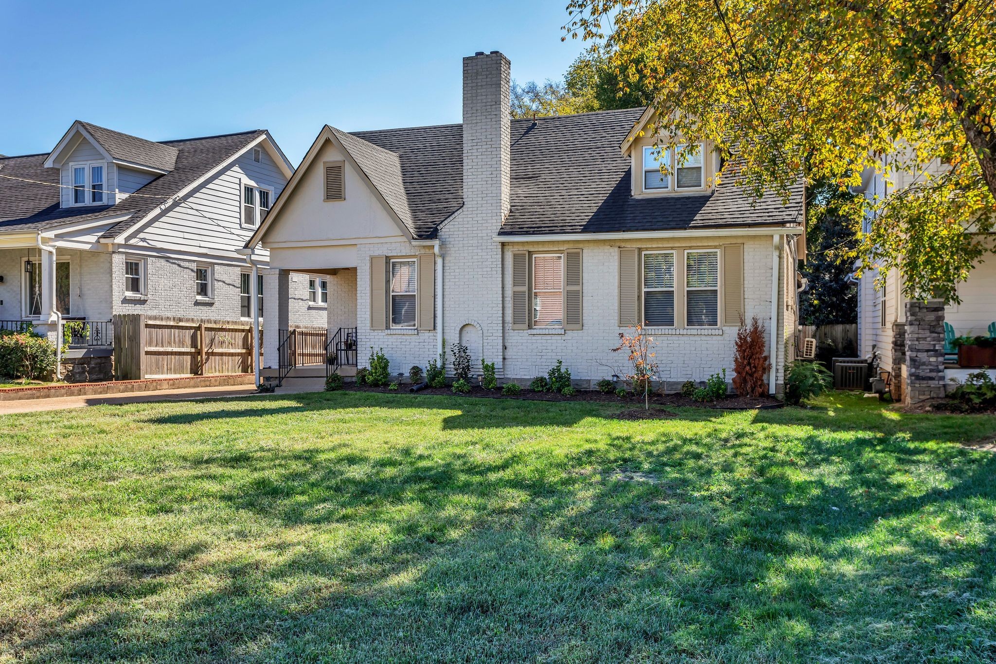 Location, location, location! This charming 1931-built Tudor home offers walkability to Publix, Hattie B’s, Sevier Park, and all the dining, shopping, and entertainment that makes 12 South one of Nashville’s most desirable neighborhoods. Conveniently located near Belmont, Lipscomb, and Vanderbilt Universities, and just a 10-minute drive to downtown Nashville, this home combines classic character with modern updates and unbeatable access to the best of the city.

Recently renovated, the home features fresh paint, new flooring, new stainless steel kitchen appliances, and important structural upgrades including reinforced headers and joists in the basement and an updated electrical system. The roof is approximately 6 years old.

With a flexible and more traditional layout, this home offers 3 to 4 bedrooms and 2 full bathrooms, with two bedrooms on the main level and a spacious primary suite upstairs, plus an additional flex room ideal for a home office, nursery, or fourth bedroom. The layout also includes a formal living room, dining room, and a large kitchen with ample cabinetry and butcher block countertops. A main-level rec room provides extra space for a playroom, media room, or casual entertaining.

Sitting on a 0.21-acre lot, the property is zoned OV-UZO/R10 and may offer potential for a future addition (20' rear setback and 5' side setback—buyer to verify). The privacy-fenced backyard is perfect for relaxing, gardening, or hosting friends.

This home offers a rare combination of location, space, and thoughtful updates—and is ready for its next owner to add their personal touches and make it their own.