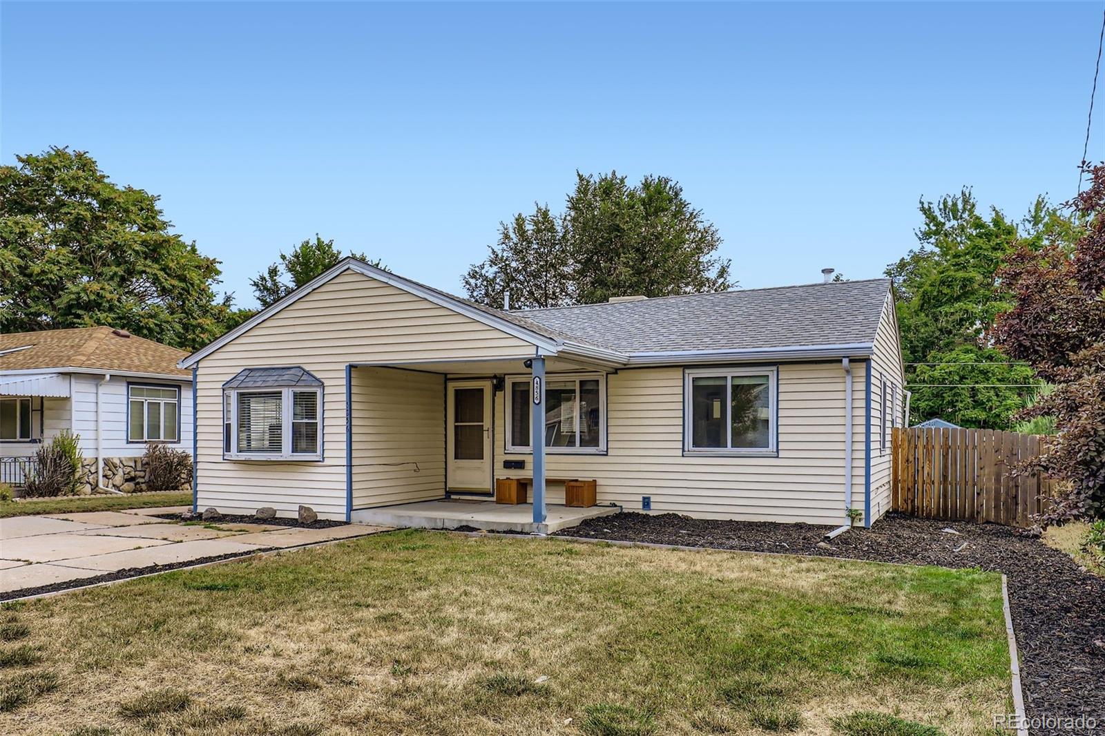Beautifully updated 2 bed, 1 bath home in the desirable Chaffee Park neighborhood! Bright and spacious living and dining areas feature gorgeous hardwood floors and plenty of natural light. The updated kitchen boasts modern finishes, newer appliances, and stylish tile.

Enjoy a large backyard perfect for entertaining, plus a 2-car detached garage with extra storage and a front driveway for additional off-street parking. Ranch-style layout offers comfort and convenience, enhanced by thoughtful updates including new lighting and fixtures.

Just minutes from Regis University, Berkeley, Sunnyside, LoHi, and Downtown Denver. Easy access to shopping, dining, parks, and more. This home combines charm, style, and location!