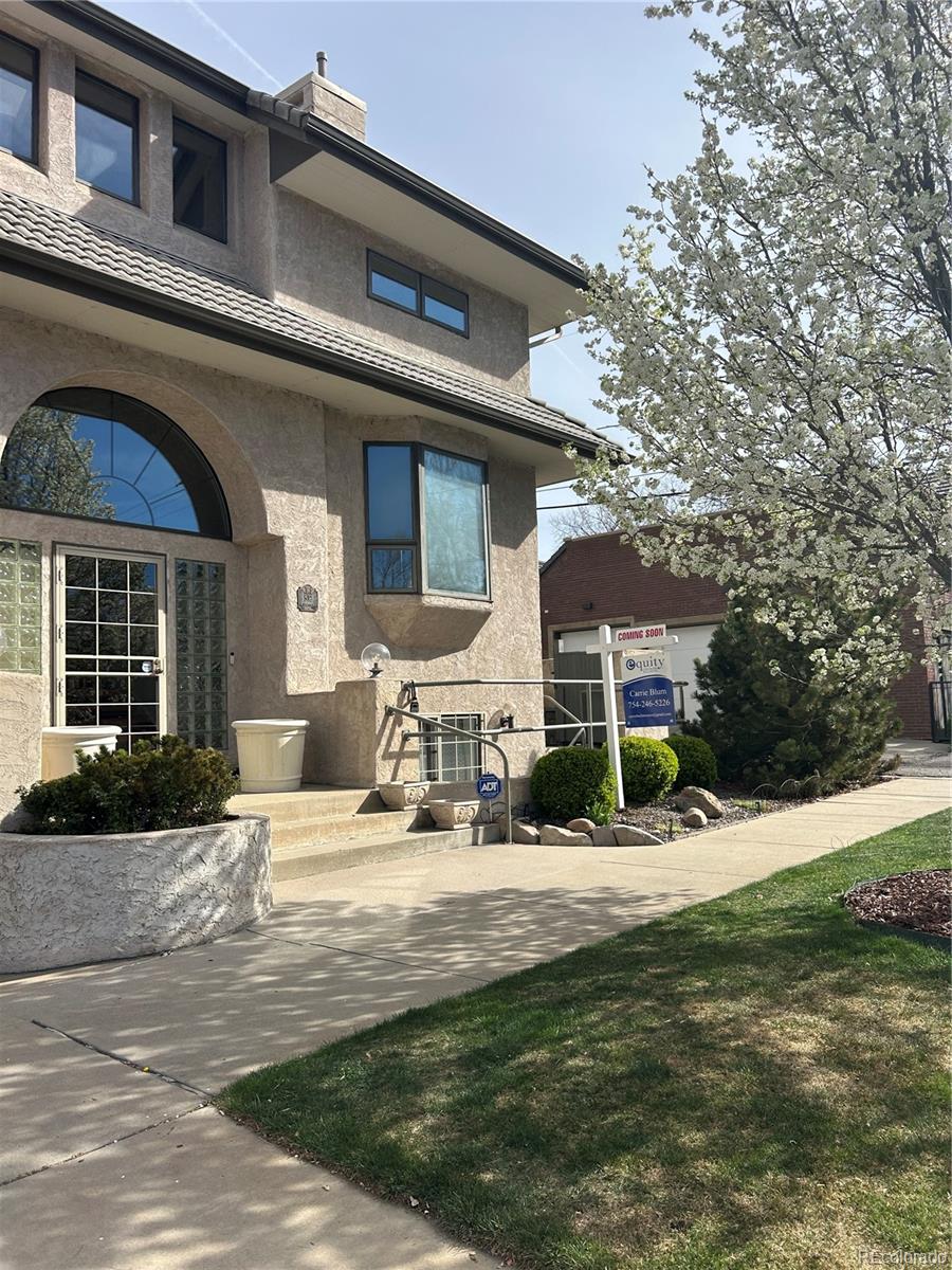 Welcome to this beautifully appointed 4 bedroom, 3.5 bath home in the heart of Cherry Creek with NO HOA, just 2 blocks from premier dining, shopping, and galleries. Thoughtfully designed with quality finishes, this spacious home offers exceptional indoor-outdoor living and abundant storage. Inside, enjoy expansive entertaining spaces, beautfiul water feature "fountain" that will stay with the home, chef’s kitchen with a new electric cooktop, formal and informal dining, a cozy living/game room with built-ins, and a champagne room with gas fireplace. Upstairs, the primary suite features a Mitsubishi Mr. Slim A/C for year-round comfort, a large walk-in closet, and an updated bath with new tile and shower glass (2024). The bonus room offers new skylights, wood floors, attic access, and Cherry Creek views—ideal as a bedroom, office, or playroom. Additional highlights include newer paint, a whole house humidifier, newer windows, water heater (2021), A/C systems (2016) which are cleaned and serviced yearly, and two kitchen pantries. Laundry is conveniently located on the bedroom level. The basement includes a bedroom, new full bath, and media/movie area. An oversized 2.5-car garage with workshop, private patio, elevator option, and only one shared wall complete this exceptional home in one of Denver’s most desirable neighborhoods. Home was featured in the TV Show "Diagnosis Murder" from 1993-2001, starring Dick Van Dyke, A pre-listing inspection was completed, and the inspector provided a report identifying minor health and safety items. The sellers are proactively addressing these items to ensure the home is in excellent condition.