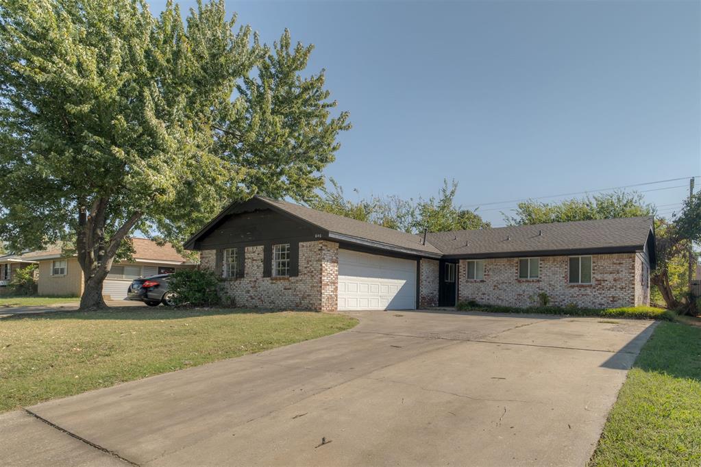 Charming Ranch-Style Home with Spacious Living and Modern Touches

Welcome to 640 Moraine Avenue—a beautifully maintained single-story ranch nestled in a quiet, established neighborhood. This brick-sided home boasts timeless curb appeal with a manicured front lawn, a welcoming entryway, and a private driveway leading to an attached garage.

Step inside to discover a bright and airy layout featuring light tile-patterned flooring, plush carpeting, and textured ceilings throughout. The spacious living areas are bathed in natural light, enhanced by French doors that open to a serene backyard retreat—complete with a fenced yard, patio area, and a handy storage shed.

The heart of the home is the updated kitchen, showcasing gray cabinetry, dark countertops, a tasteful backsplash, and stainless steel appliances including a gas cooktop and wall oven. Whether you're hosting or enjoying a quiet night in, this kitchen is both functional and stylish.

Additional highlights include multiple versatile rooms perfect for bedrooms, home offices, or hobby spaces—all featuring ceiling fans and ample closet space. The bathrooms are well-appointed with vanities, stall showers, and decorative finishes.

This move-in-ready gem offers comfort, space, and convenience—perfect for anyone looking to settle into a welcoming community.