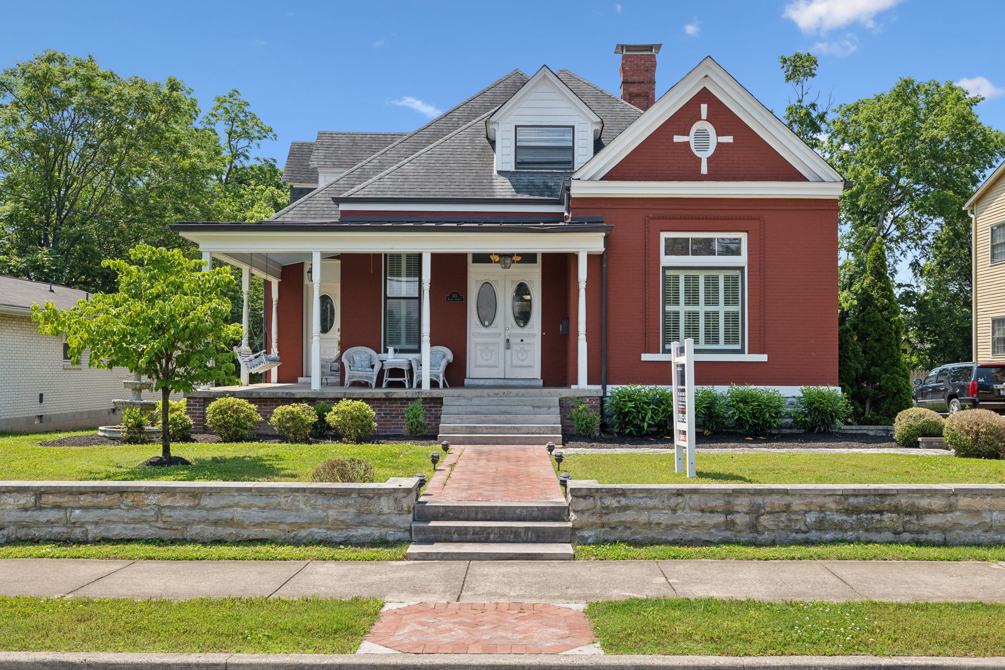 Experience the charm and versatility of this historic Nashville gem! This remarkable residence is ideally located on one of Nashville’s most prestigious streets, just two miles away from the vibrant downtown corridor and the renowned 12 South district. This property can be easily converted back into a single family residence, but currently offers a multitude of income streams, making it an excellent investment opportunity.  The main house, a Victorian beauty built in 1910, exudes timeless elegance with its preserved original features. Marvel at the exquisite original tile, 12+ foot ceilings, working fireplaces with some converted to gas, grand oversized pocket doors, and stunning heart of pine floors. Currently the main home is divided into 2 rental units, a 1BR/1BA and a 3 BR/2BA.  Indulge in the perfect blend of modern and historical elements with the sleek carriage house, constructed in 2016. This could be an STR, in-law or teen/college suite boasting an inviting open floor plan, a spacious bedroom, luxurious oversized bathroom, and a state-of-the-art kitchen. It even has its own private entrance, situated above a meticulously designed three-car garage with an epoxy floor, central heating/cooling and an additional half bathroom, which also has the potential to be incoming producing. Each floor is 1,028 sf. for a total of 2,056  Undoubtedly, it’s a property that epitomizes the essence of “location, location, location.”