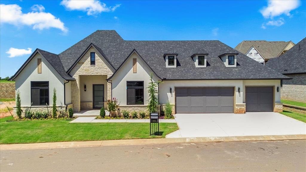 Welcome to The Cottages at Iron Horse—a private, gated, zero-maintenance community in the heart of Edmond. This beautifully designed new construction home by an award-winning builder blends elegance, comfort, and thoughtful craftsmanship across 3,011 square feet. Built by a builder known for top quality, luxury finishes, and careful attention to detail, this home offers three spacious bedrooms, two full bathrooms, a powder bath, and a dedicated study—all thoughtfully laid out in a functional and sophisticated floor plan. From the materials selected to the final touches, every aspect of the home reflects true craftsmanship and intention. Enjoy a low-maintenance lifestyle with front lawn care and basic landscaping included. The community pool and clubhouse are currently under construction and scheduled for completion in October 2025. Come see why this one is something special. Experience elevated living in one of Edmond’s most desirable new communities.
