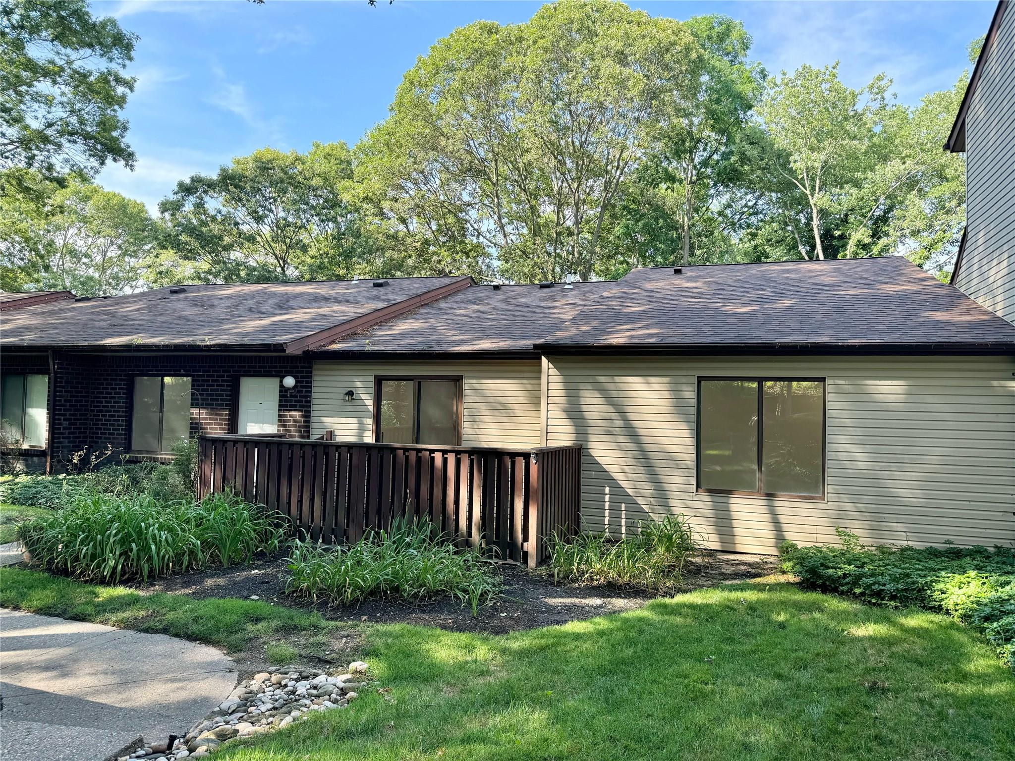 Welcome to 115 Birchwood Road, Coram Long Island Centrally Located within the Popular Bretton Woods Guard-Gated Community. Beautiful One-Level Ranch Floor Plan. Features Living Room with Fashionable Accent Wall and Slider Door onto Private Patio, 2 Generous Size Bedrooms, 2 Updated Bathrooms. Recently Renovated with Updates including Kitchen w/ New Custom Cabinets, Quartz Counter-Tops, Recessed Lighting, And Sophisticated Flooring that Carries Throughout. Bretton Woods Offers Truly Unique Amenities Including Outdoor/Indoor Pools, Golf, Clubhouse, Gym, Tennis, Play Areas, Bowling, Many Clubs, Social Events and so much more. Unpack your bags to this Leisure Lifestyle! Plus, This Unit is in the Pet Friendly Section!